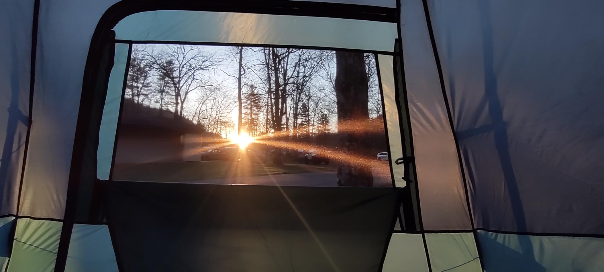 Highroads Overlanding Shelter - Universal Mount Car Camping Tent with Large Zippered Entry, Aluminum Frame, Adjustable Walls and Windows, UV Protection, Rainproof, Stuff Duffel Included, 2024 customer photo 2
