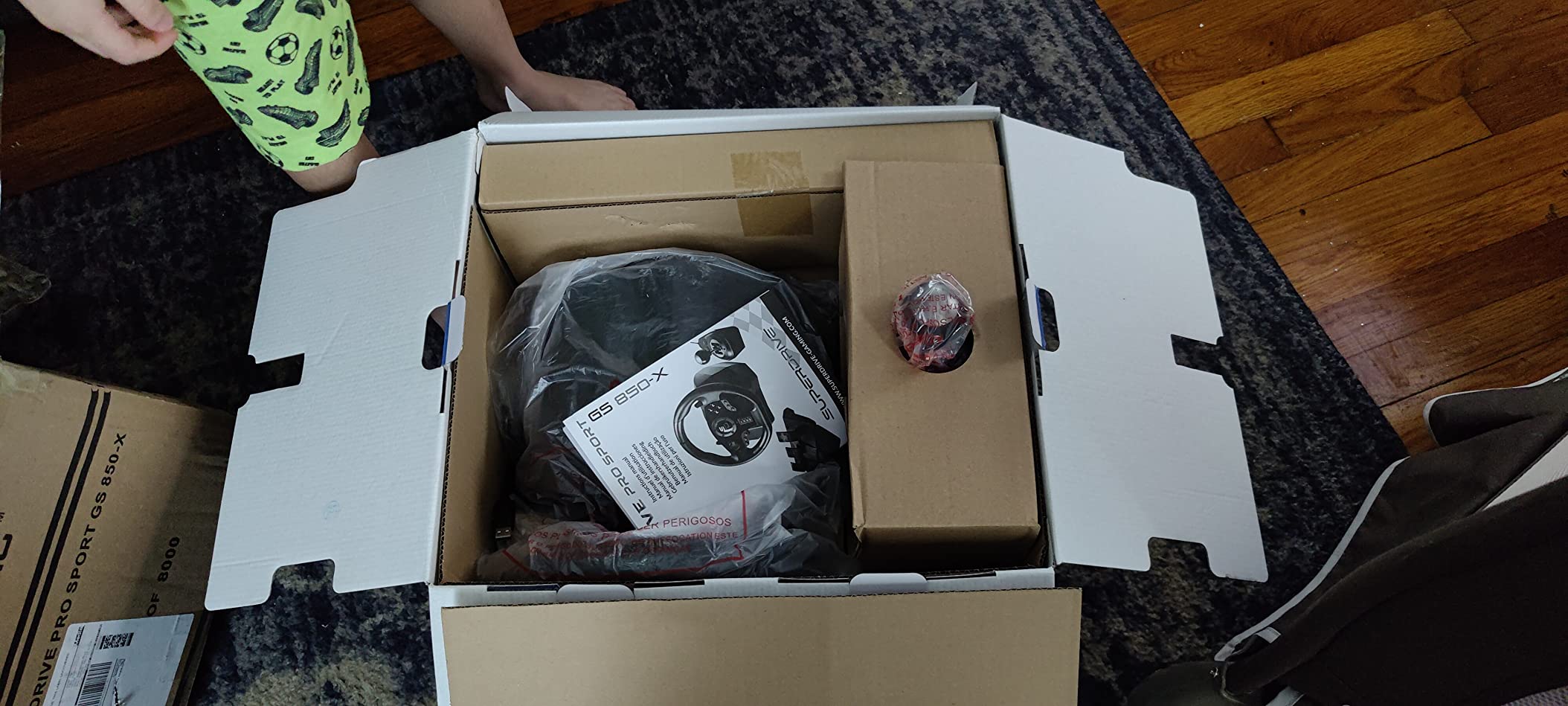SUBSONIC Racing GS850-X Gaming Steering Wheel PS4 & Xbox Series X/S – 270° customer photo 1