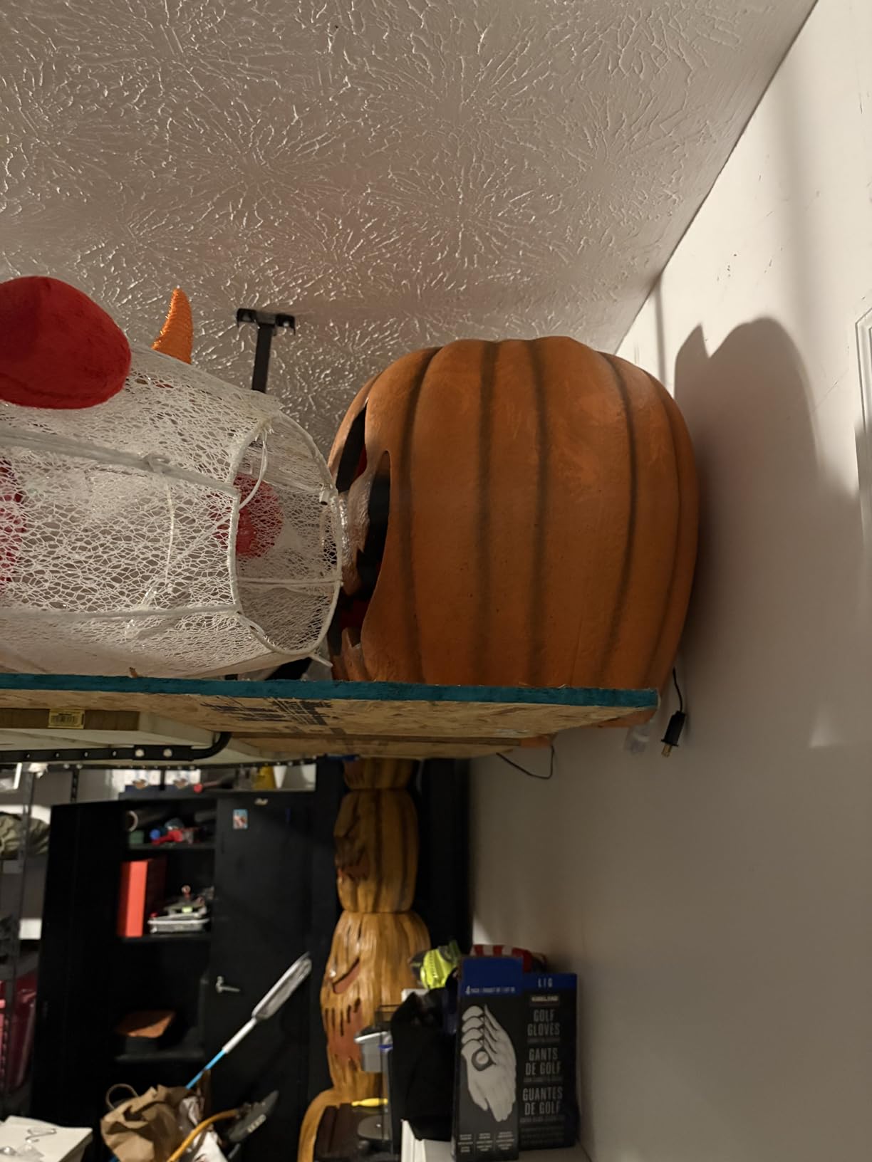 HyLoft Adjustable Garage Ceiling Mount Storage Rack Kit, Ceiling Shelving Mounts, 34 in. x 26 in., 80844-10, Hammertone customer photo 1