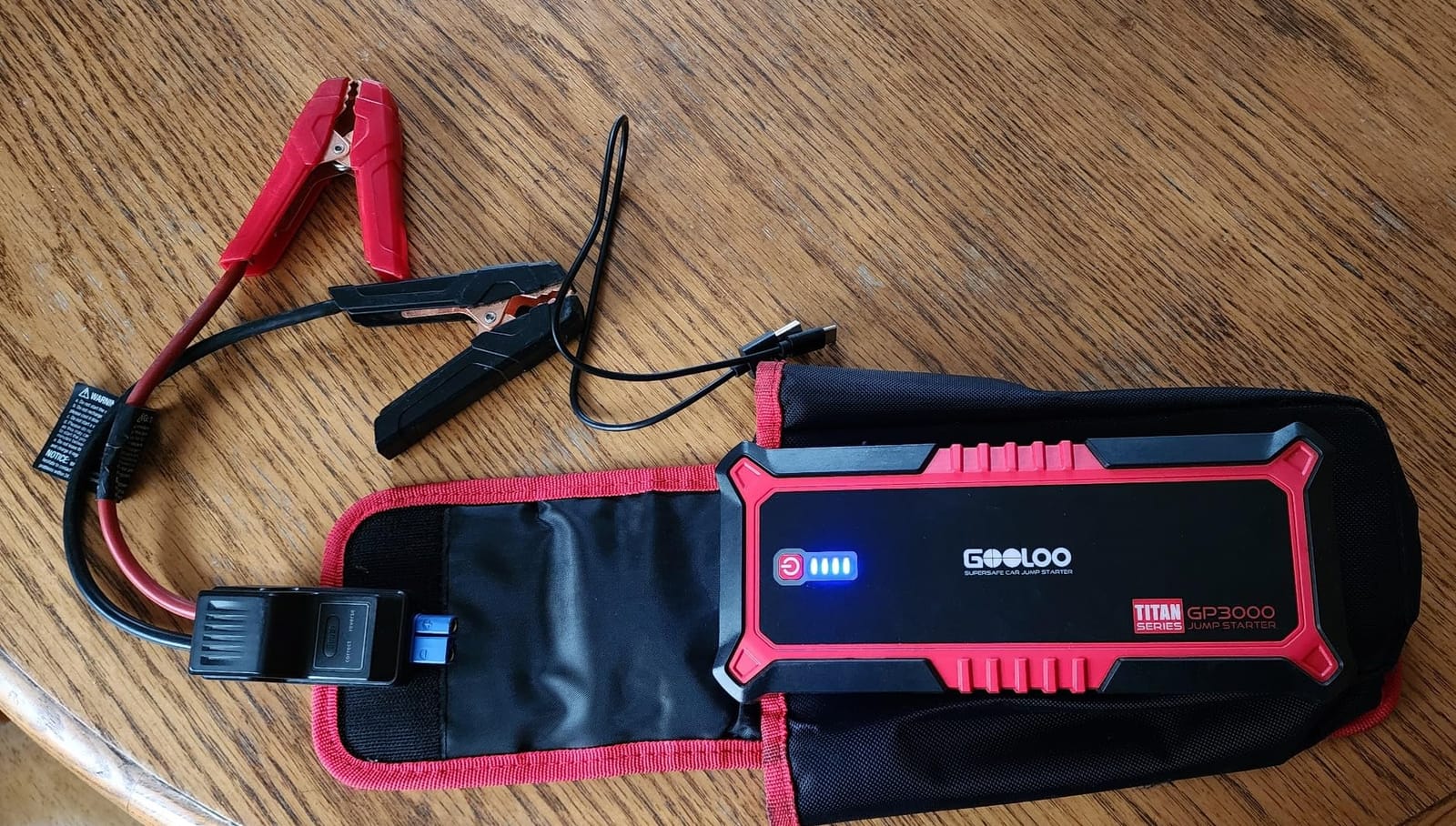 GOOLOO GP3000 Jump Starter, 3000A Peak Car Starter (9L Gas or 7L Diesel) customer photo 2
