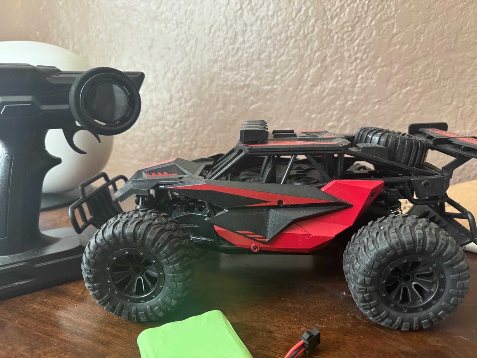 BLUEJAY Remote Control Car, 2.4GHz High Speed 33KM/H RC Cars Toys | 1:12 Monster RC Truck Off Road with LED Headlight and Rechargeable Battery Gifts for Adults Boys 8-12 customer photo 1