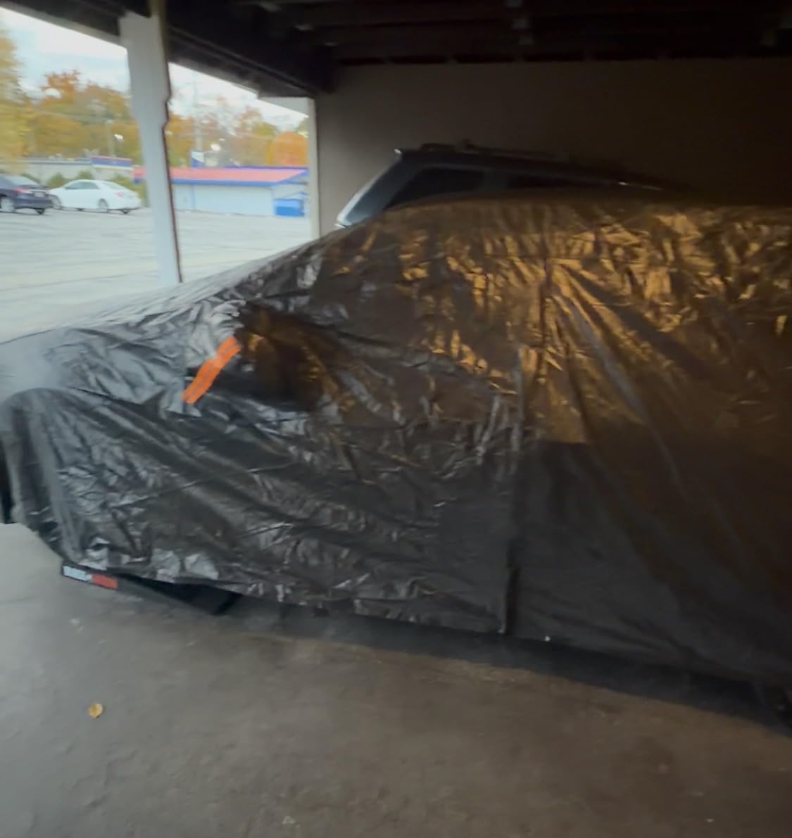 Kayme Large Car Cover Waterproof All Weather, Size C7, Accurate Fit, Heavy Duty Full Exterior Cover for Automobiles, Outdoor Sun Rain Snow UV Protection, Soft Cotton, Storage Bag customer photo 2