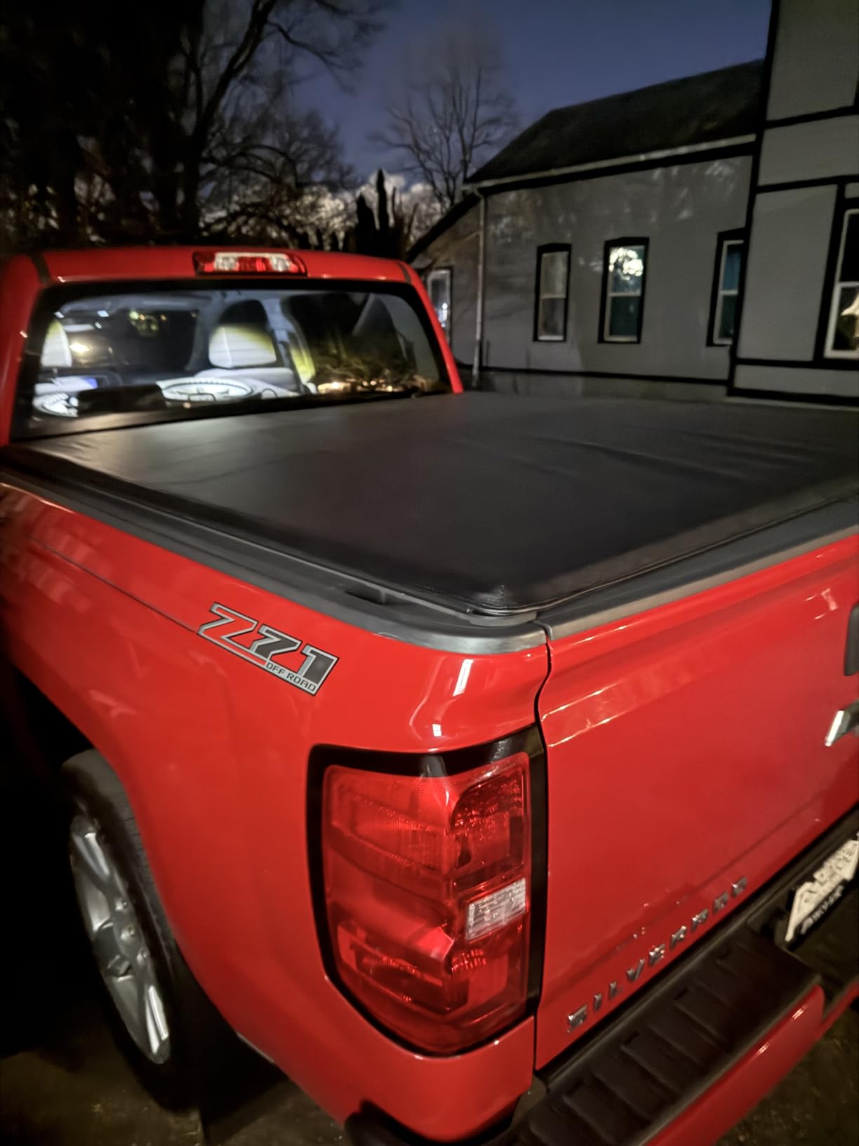 MOSTPLUS Roll-Up Soft Vinyl Truck Bed Tonneau Cover Compatible with 2014-2018 Chevy Chevrolet Silverado GMC Sierra 1500 2500 3500 HD 6.5/6.6 FT Bed Fleetside-78.8 inch customer photo 2