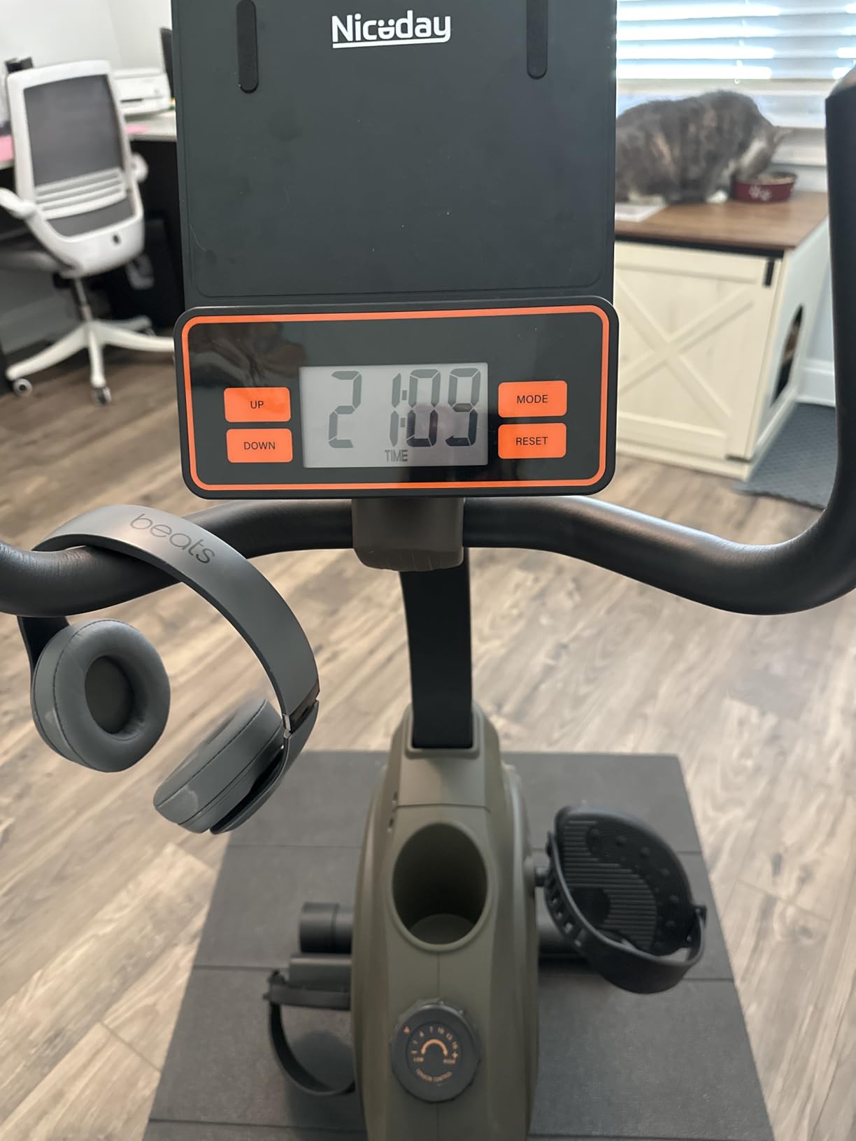 Niceday Recumbent Exercise Bike for Home Stationary Bike with APP Training | Recumbent Bike for Seniors Adults, Magnetic Recumbent Stationary Bike with Exclusive App, Heart Rate Handle, Adjustable Seat customer photo 1