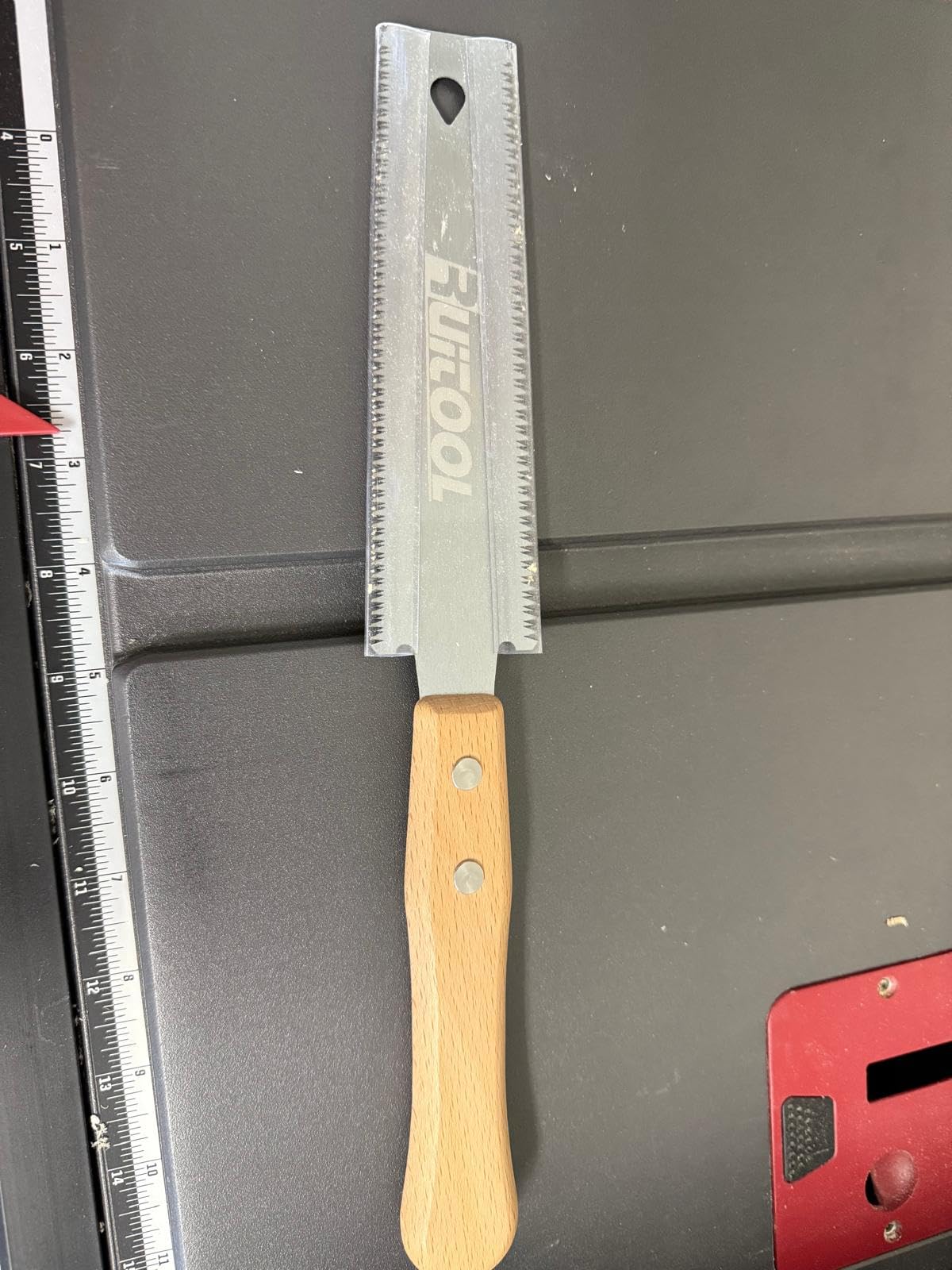 RUITOOL Japanese Hand Saw 6 Inch Double Edge Ryoba Pull Saw for Flush Cuts customer photo 1