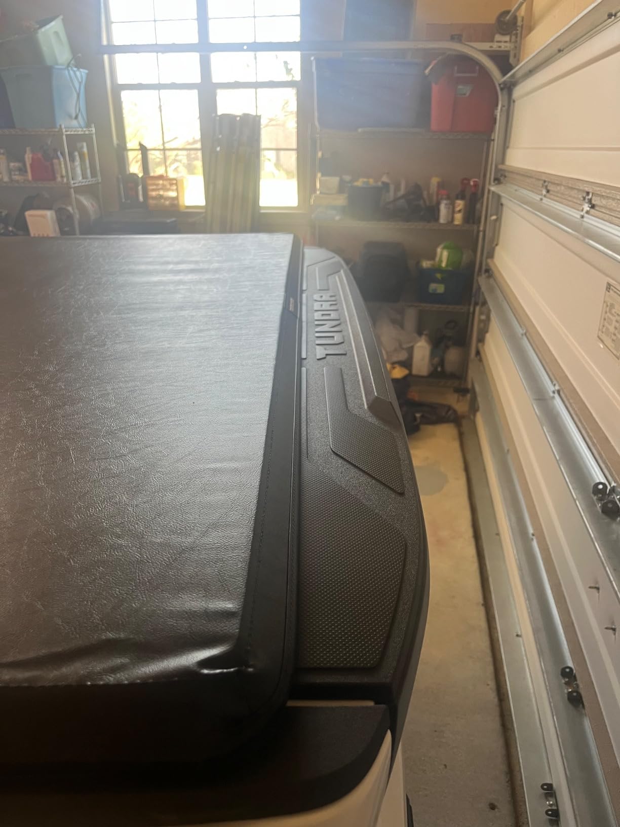 TruXedo TruXport Soft Roll Up Truck Bed Tonneau Cover | 264001 | Fits 2022-2025 Toyota Tundra w/Rail System 5' 7