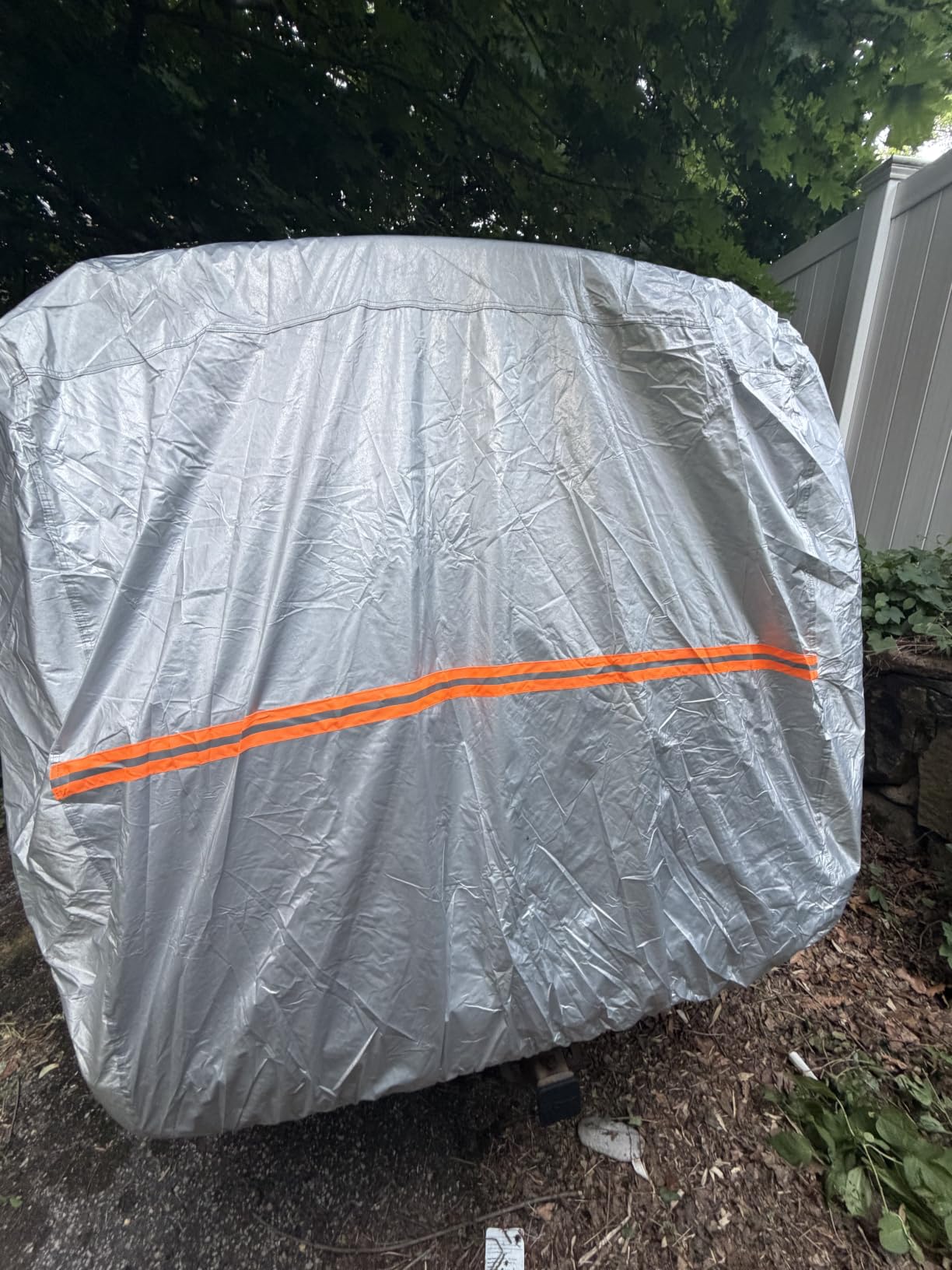 TUCAREST 6-Layers Premium Full Car Cover Hard Shell Zipper Design Waterproof All Weather Weatherproof UV Sun Protection Snow Dust Storm Resistant Outdoor with Straps (Fit for SUV/MPV UP to 180