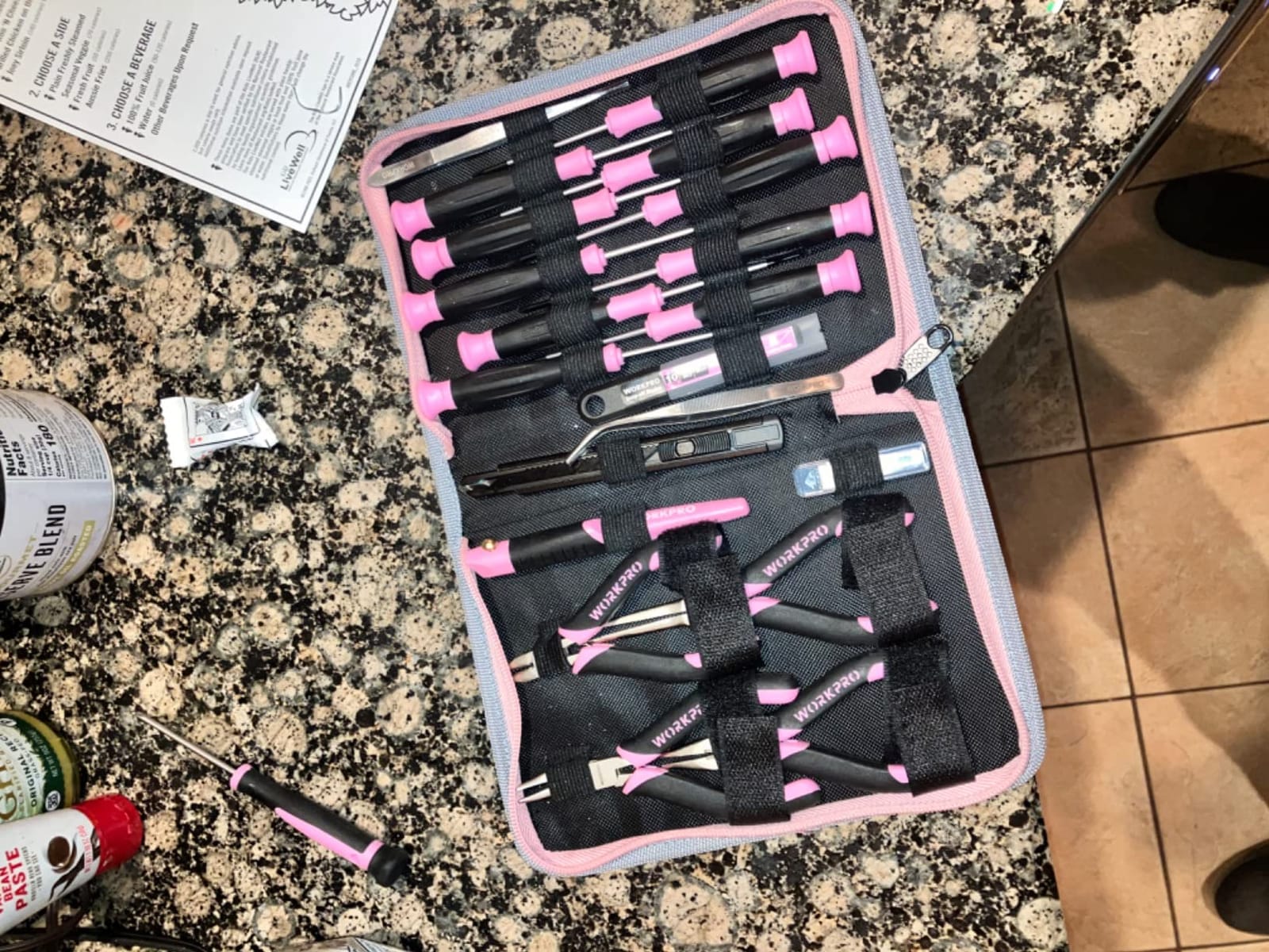 WORKPRO 33PCS Precision Repair Tool Kit, Screwdriver, Pliers Set with Pouch customer photo 1