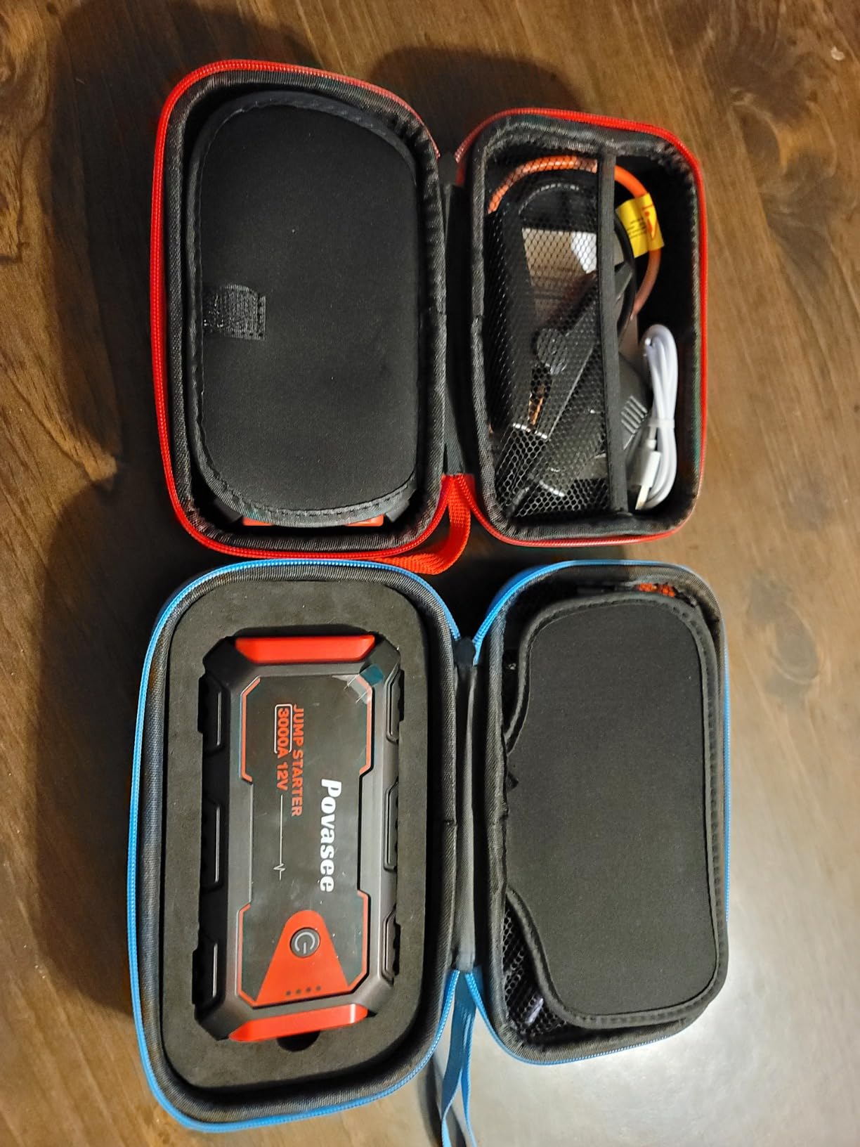 Povasee Jump Starter 5000A Car Jumper Starter, Model A30 12V Jump Box for Car Battery up to 10L Gas or 8L Diesel Engine Battery Jumper Starter Portable with USB Dual Output/LED Light/Storage Case customer photo 1