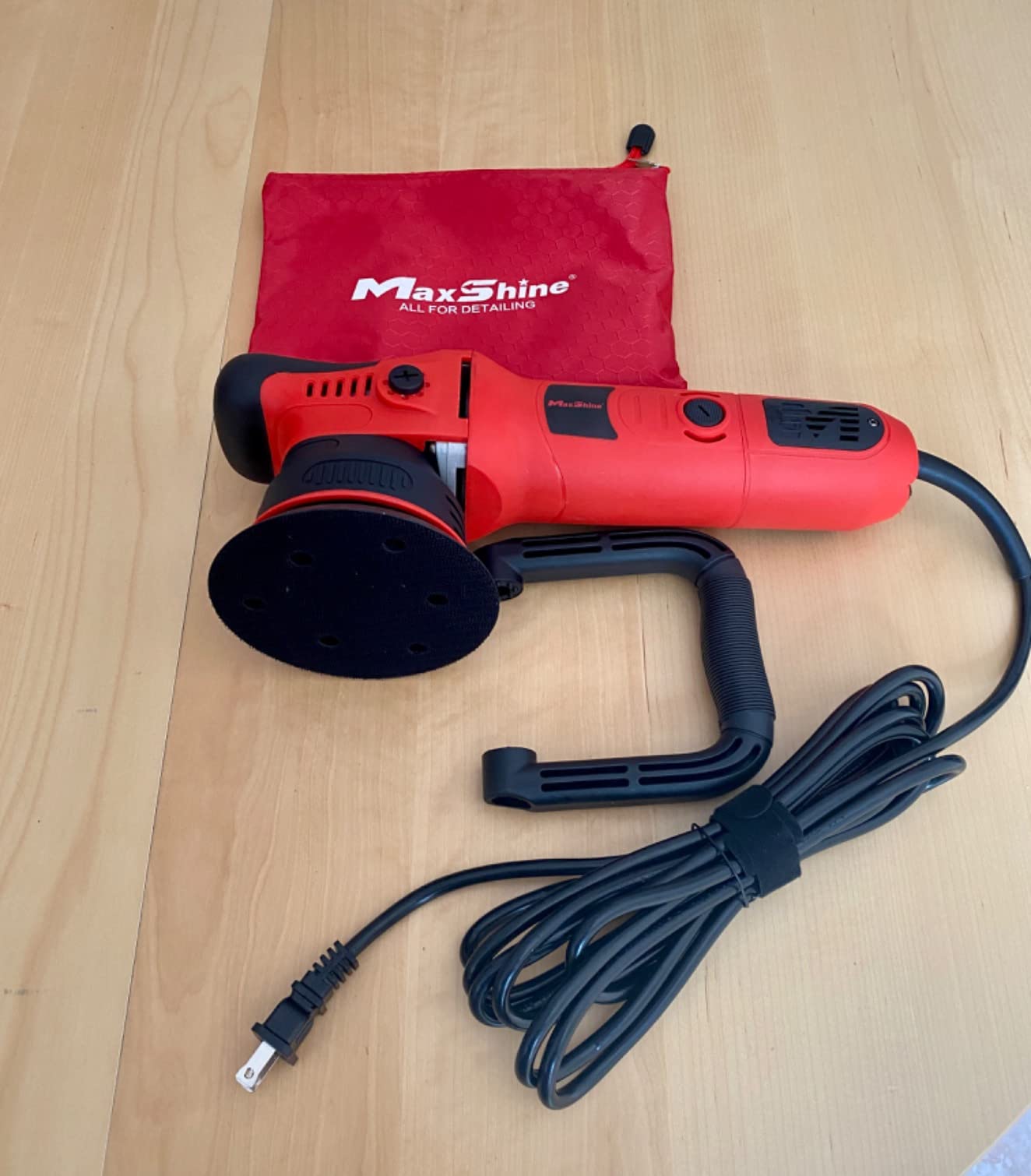 Maxshine M8S V2 Dual Action Polisher - 8mm Throw Random Orbital Buffer, 1000W Detailing Machine with 5