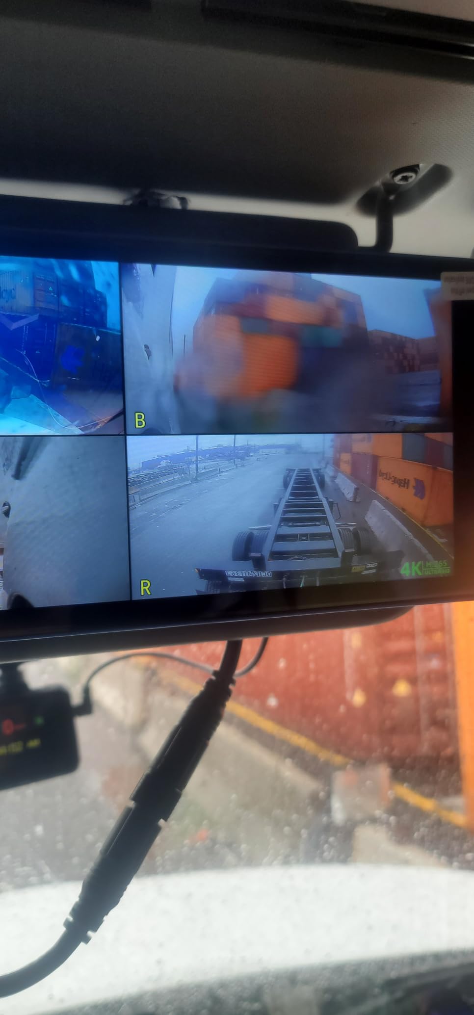 ASLONG 4K Backup Camera 4CH Dash Cam with 10.36