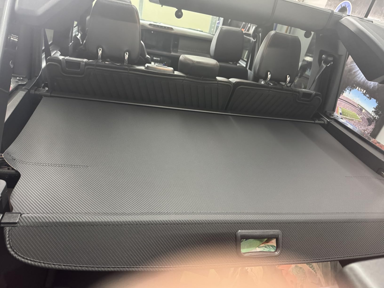 Powerty Cargo Cover for 2023-2026 Kia Sportage Accessories, Canvas | Retractable Trunk Cover, Anti-peeping Privacy Screen, Anti-UV Rear Security Shade for 2023-2026 KIA Sportage customer photo 1