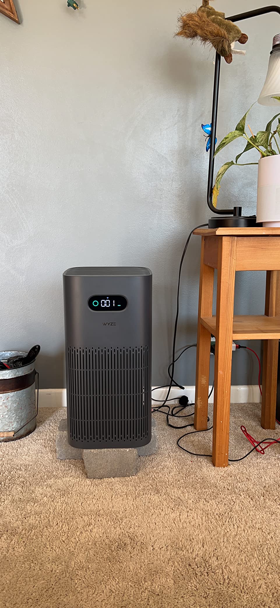 Wyze Smart Air Purifier With Formaldehyde Filter (Premium) | Premium Formaldehyde Filter True HEPA 13 Protection 21dB Quiet Sleep Mode Smart WIFI ALEXA GOOGLE customer photo 1