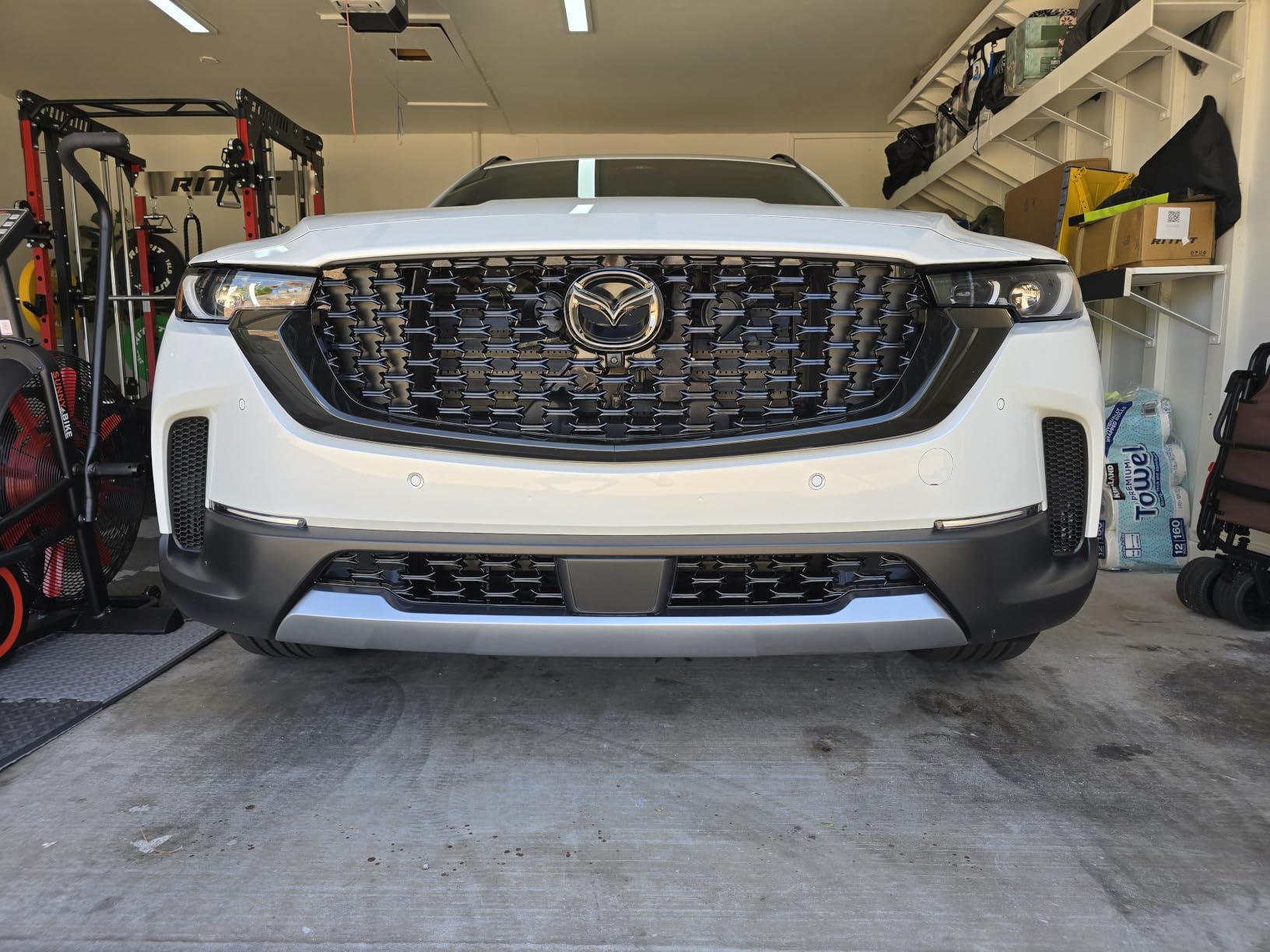 CDEFG 2022-2025 CX-5 Front Grill Mesh Inserts Trims Front Grille Guard customer photo 2