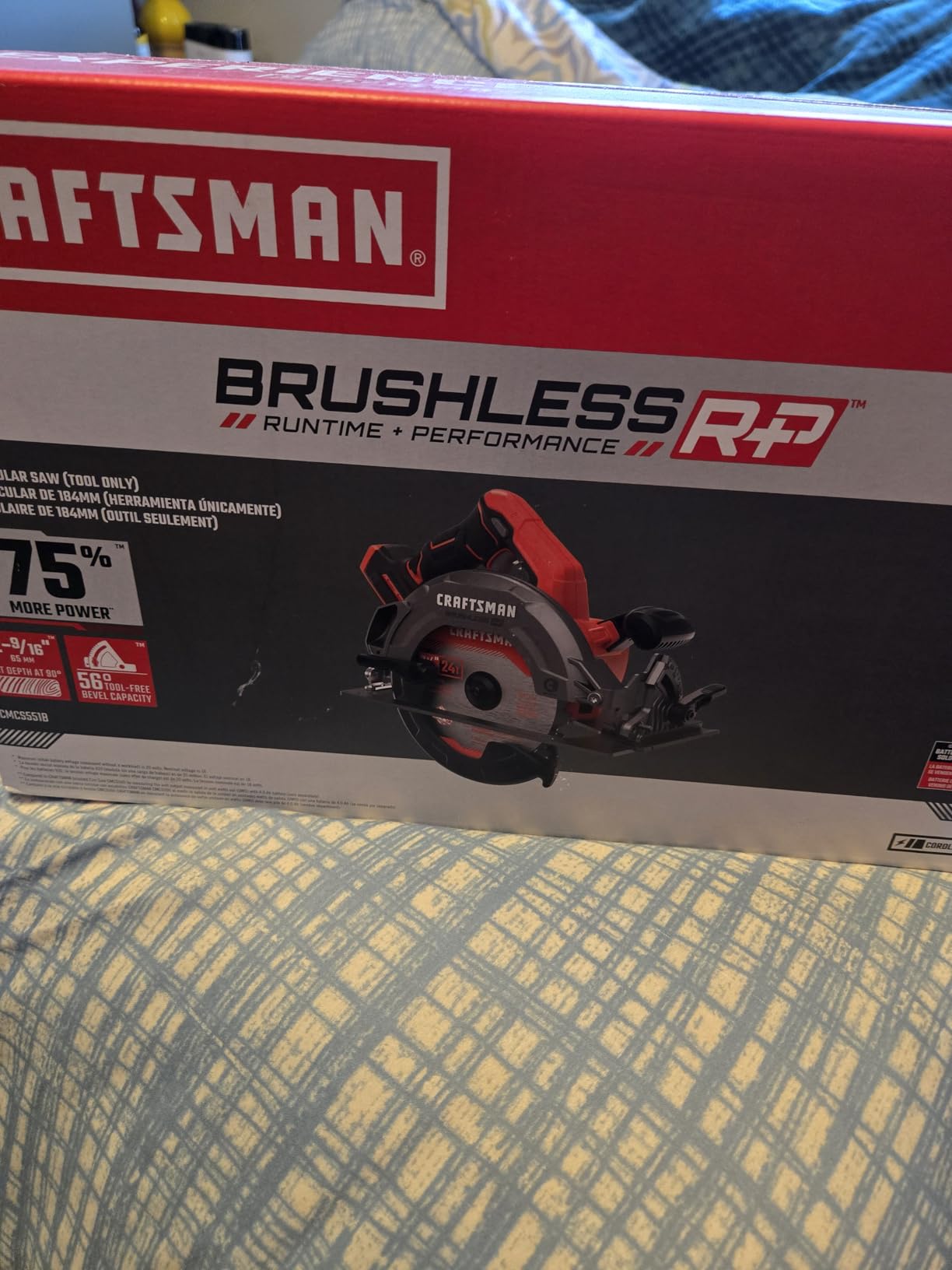 CRAFTSMAN V20 RP Cordless Circular Saw, 7-1/4 inch, Bare Tool Only (CMCS551B) customer photo 1