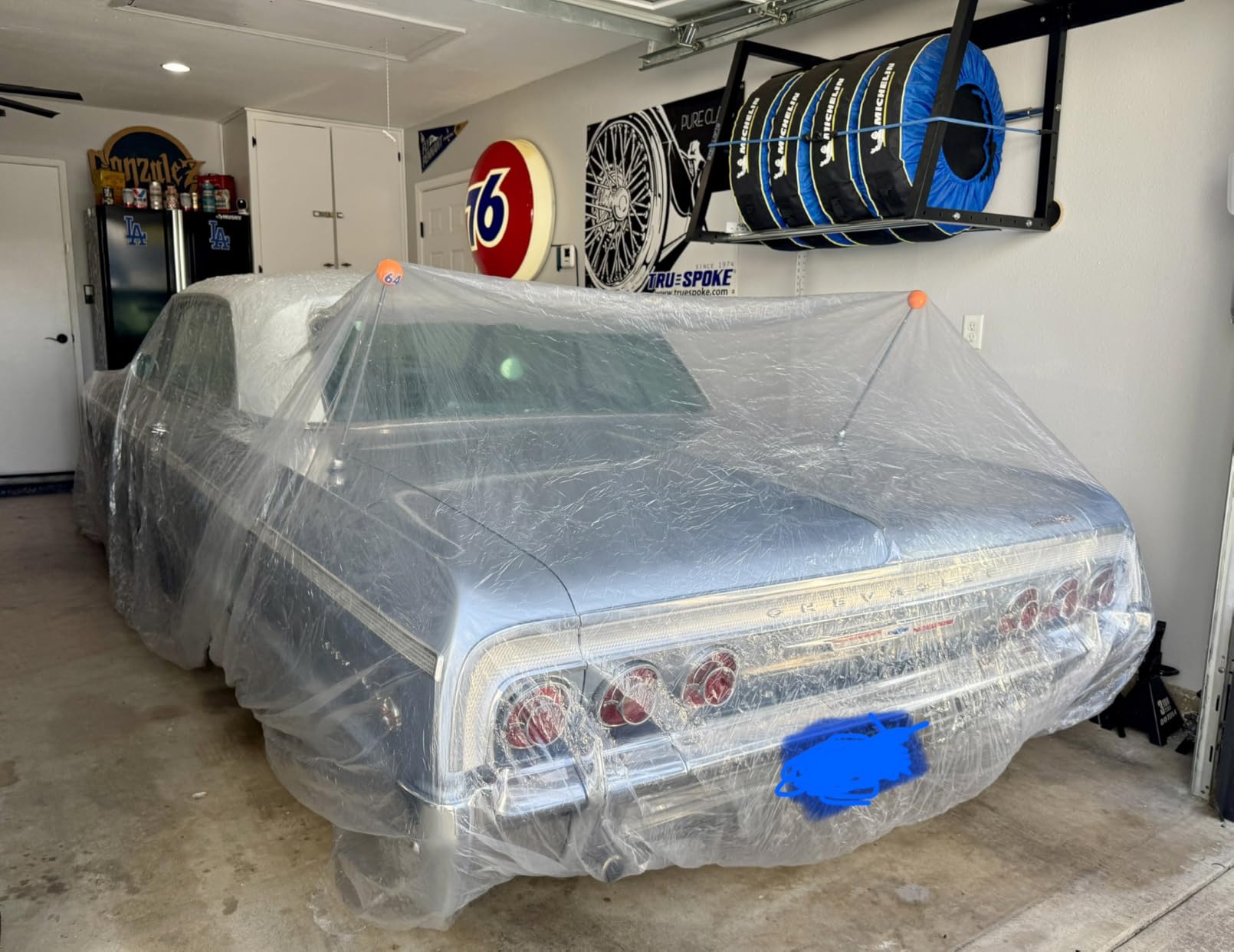 LuliKa 3 Packs Disposable Car Cover Clear Plastic Car Cover Universal | Car Cover Rain Dust, Garage Cover, with Elastic Band More Larger (15.7FT x 24.6FT) customer photo 1