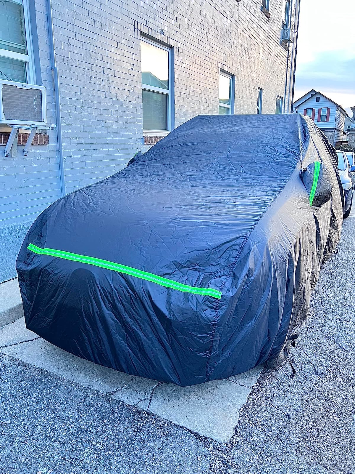 Waterproof Car Covers Replace for 2001-2026 Lexus ES ES300 ES330 ES350 | 6 Layers All Weather Car Cover with Cotton Liner, Zipper Door, Windproof Bands for Snow Rain Dust Protection customer photo 2