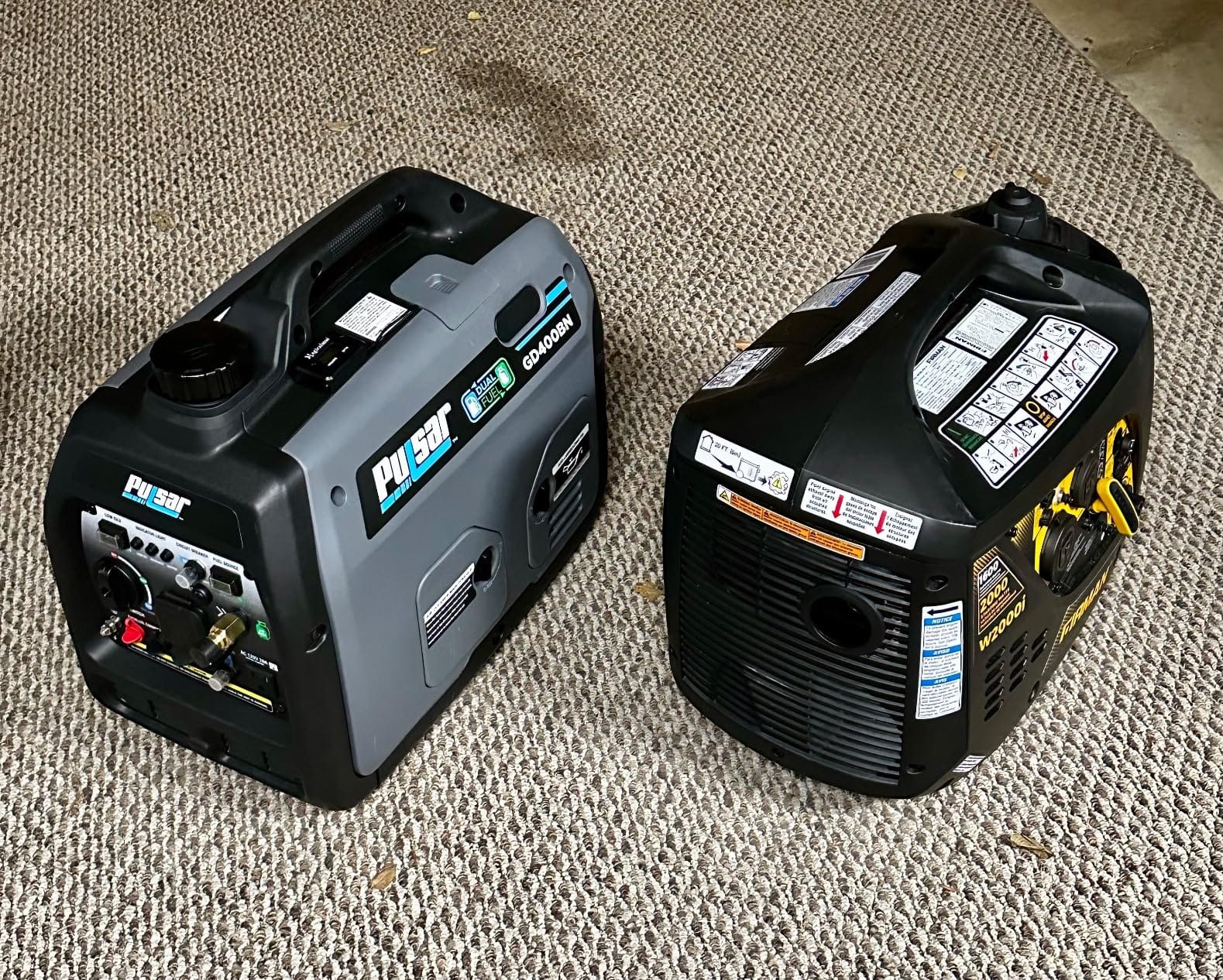 Pulsar Products GD400BN, 4000W Portable super-quiet Dual Fuel & Parallel Capability, RV-Ready, CARB Compliant customer photo 2