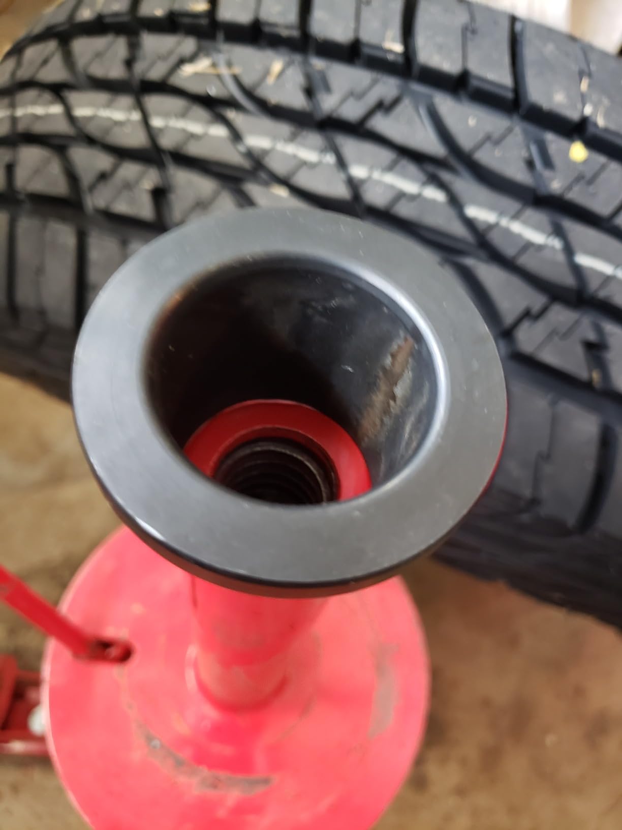 Wheel Balancer Cone, 4pcs Tire Balancing Machine Cones Set #45 Carbon Steel Wheel Balancer Standard Taper Cones Kit for 36MM Shaft, Cone Size 1.77-5.39 Inches customer photo 1