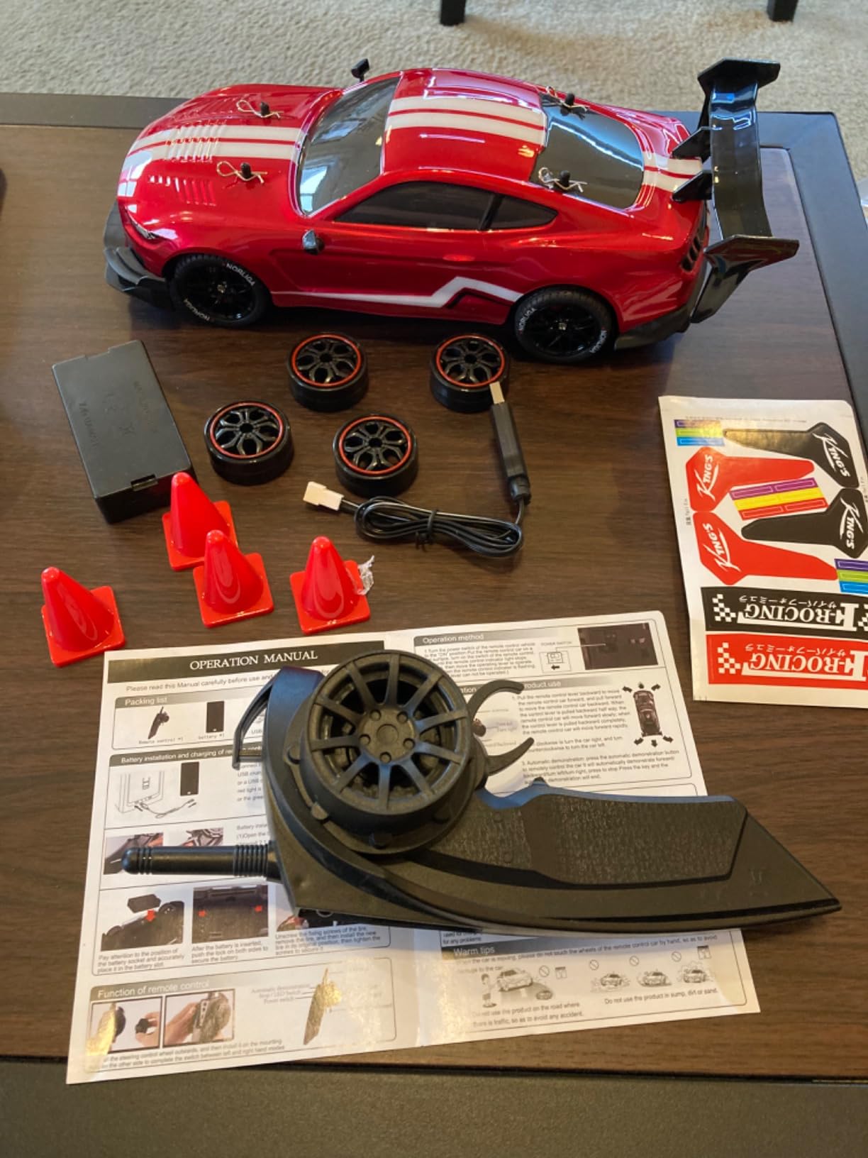 Remote Control Car RC Drift Car 1:16 Scale 4WD RC Vehicle with LED Lights 2.4GHz 30km/h RTR High Speed Racing Sport Toy for Adults Boys Girls Kids Gift 2Pcs Rechargeable Battery customer photo 1