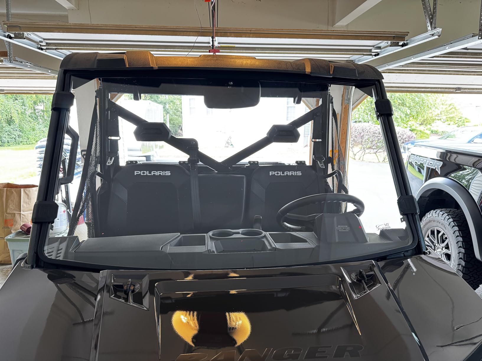 StarknightMT Full Front Windshield Compatible with Polaris Ranger XP 1000 customer photo 1