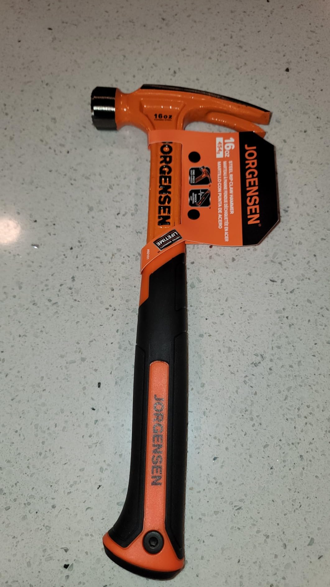 JORGENSEN 22 oz One-piece Forged Framing Claw Hammer with Nail Holder customer photo 2