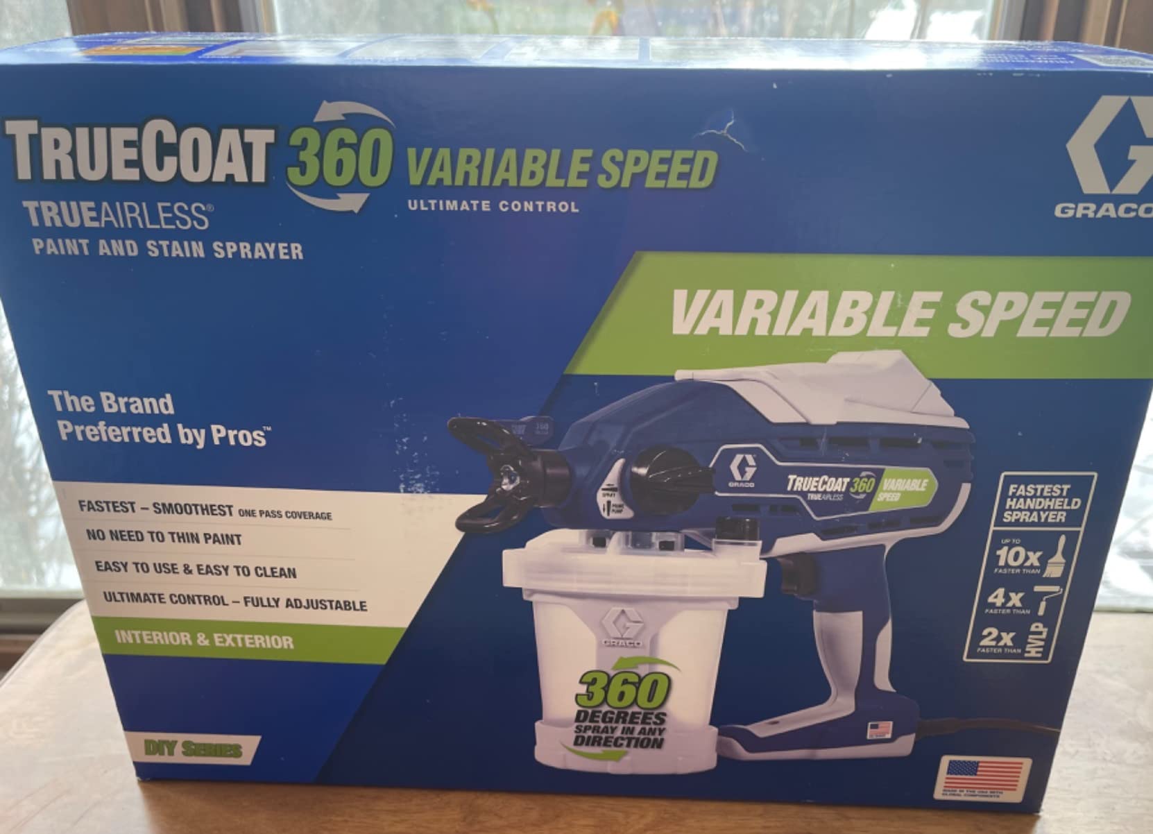 Graco 26D283 TrueCoat 360 Variable Speed Paint Sprayer customer photo 1
