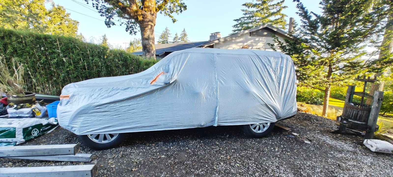 EzyShade Sports Car Cover Waterproof All Weather. See Size-Chart. Size C1 | Multi-Layer Outdoor Full Exterior Covers for Automobiles. Miata, Porsche, SLK, Z3, Z4, Classic Cars - See Vehicle Size Chart customer photo 1