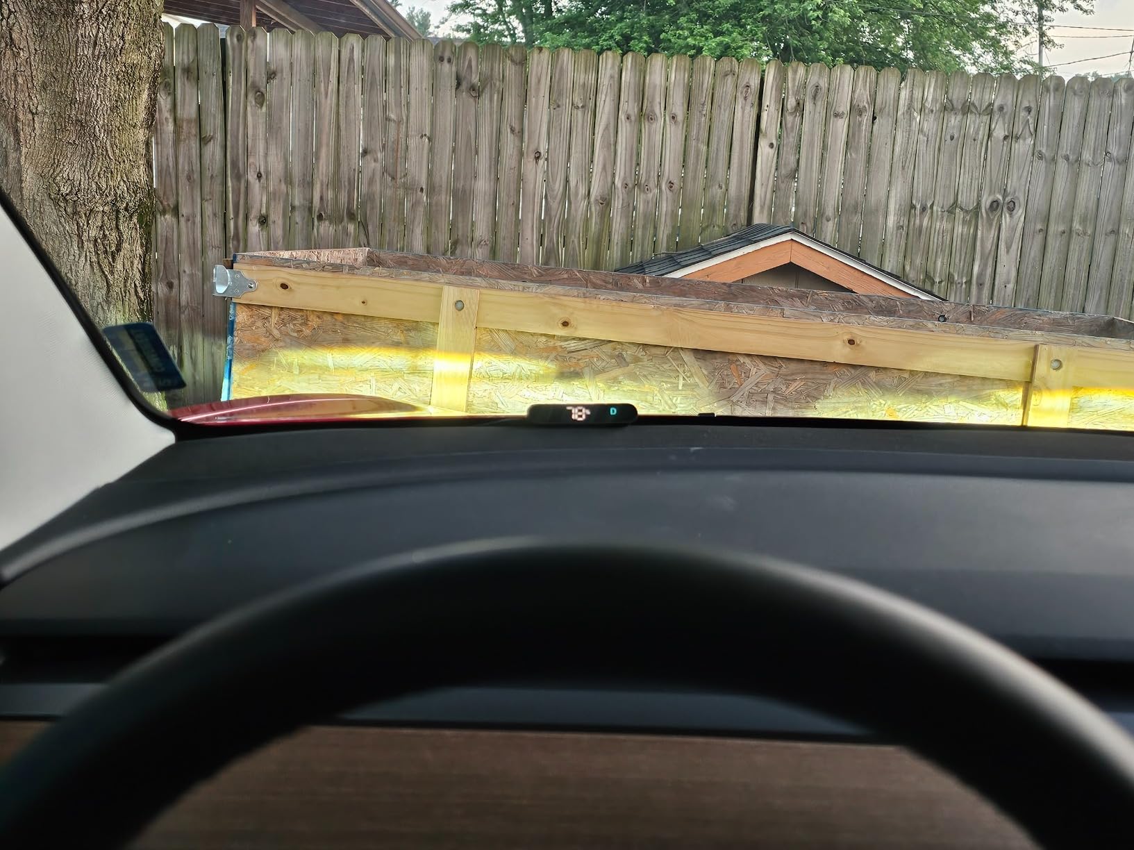 ASVEGE Embedded Digital Heads up Display for Tesla Model 3/Y 2019-2022 | Aftermarket Mini HUD - Real Info, Remaining Battery, Vehicle Speed, Gear Position, Turn Signal, Easy Install customer photo 2