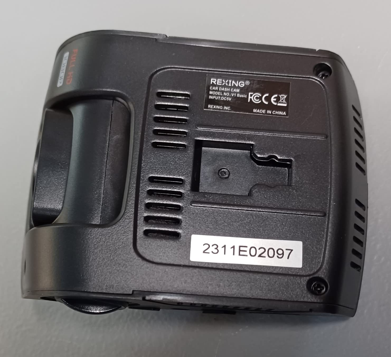 RexingUSA V1 Basic 1080p Dash Cam FHD DVR Car Driving Recorder with 2.4