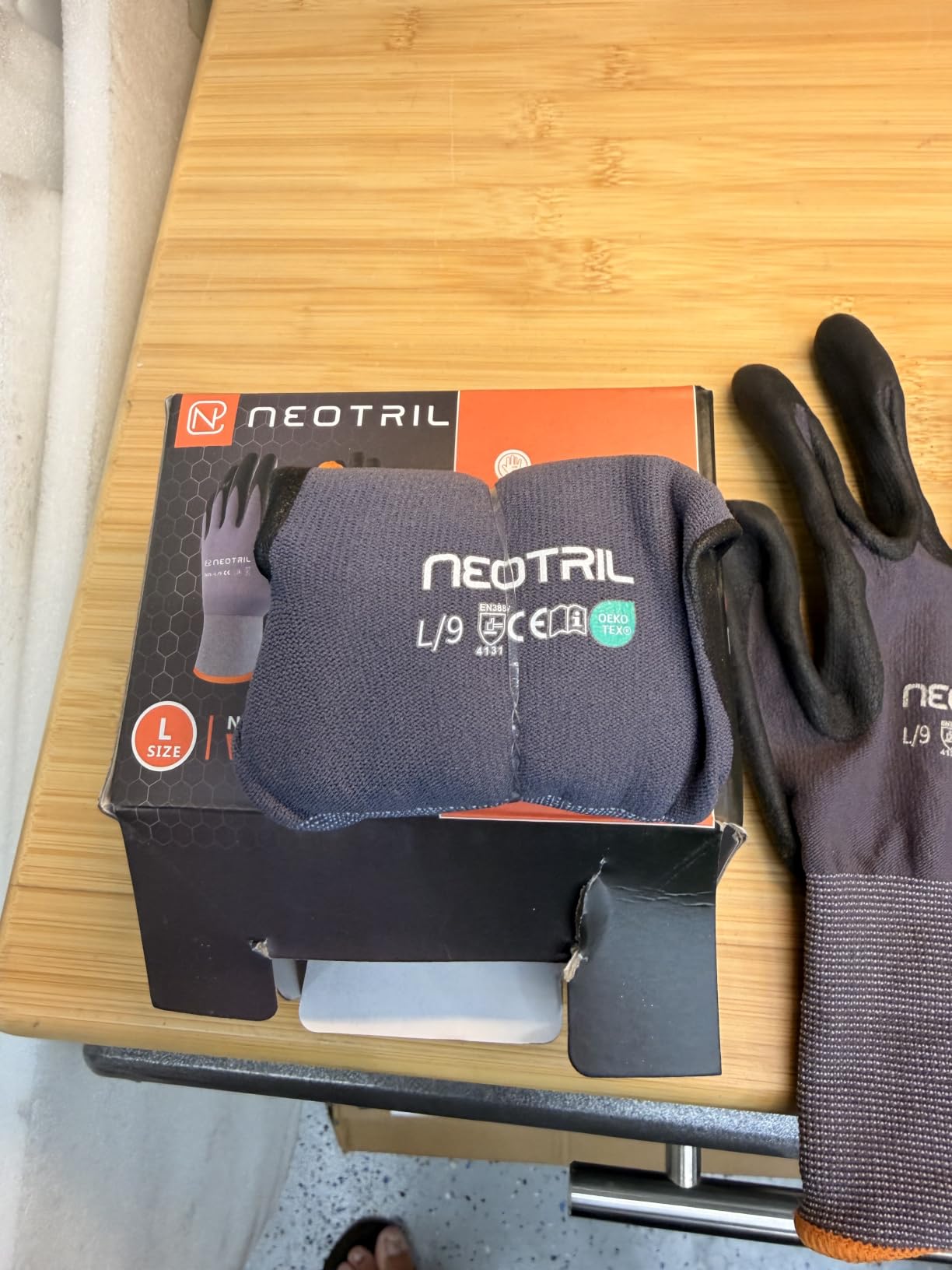 NEOTRIL Safety Work Gloves MicroFoam Nitrile Coated-3/6/12/36 Pairs, Breathable Nylon Working Gloves for Men Women customer photo 1