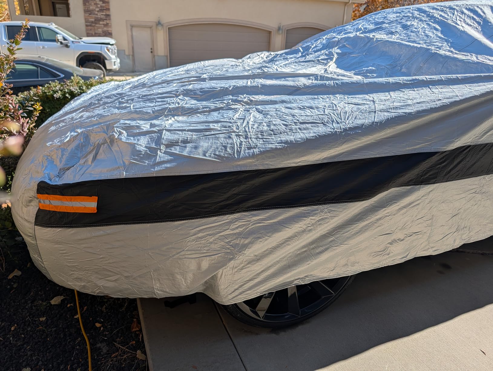 10 Layers Coupe Car Cover Waterproof All Weather for Automobiles,100% Waterproof Outdoor Car Covers Rain Snow UV Dust Protection customer photo 1