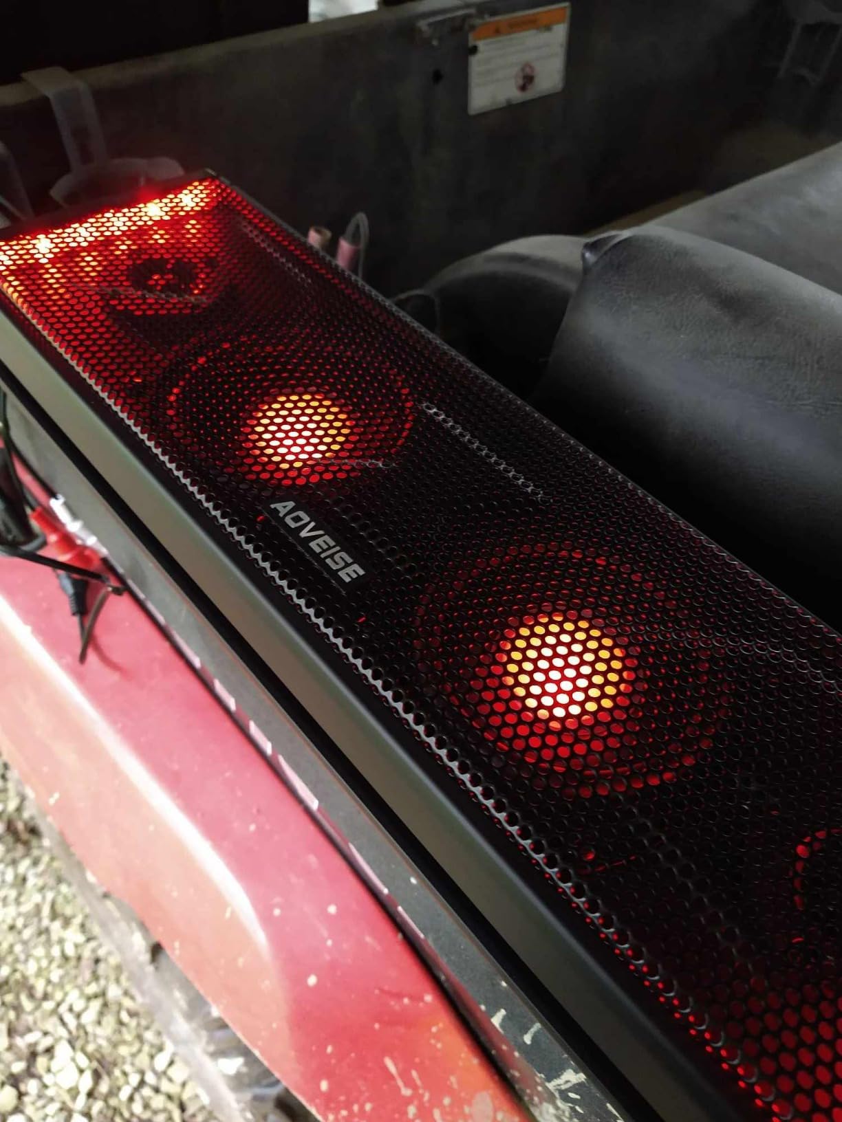 UTV Sound Bar 17 Inch 4-Speaker ATV SoundBar Bluetooth customer photo 1