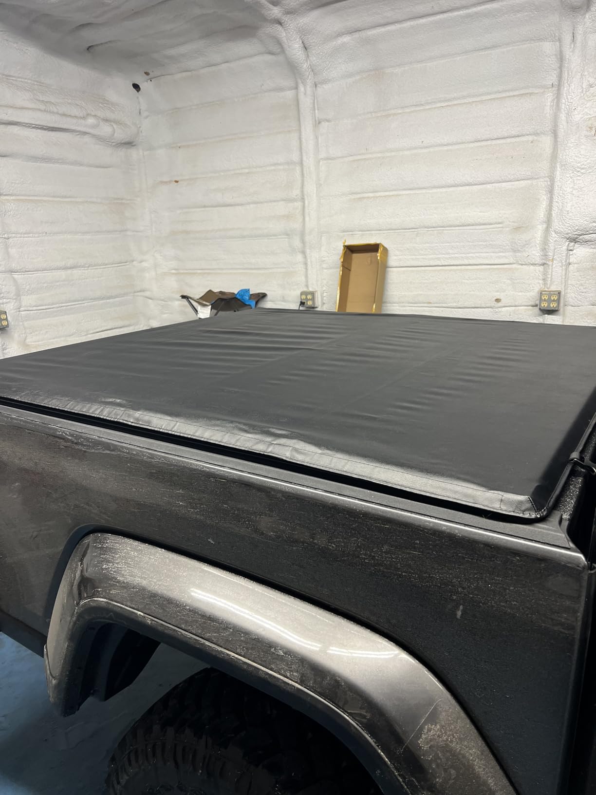 AUTOSAVER88 Soft Roll Up Tonneau Cover for 2020-2026 Jeep Gladiator JT 5ft | Soft Roll-up Truck Bed Tonneau Cover Compatible with Jeep Gladiator JT 2020-2026 5 Feet Bed Pickup w/or w/o Trail Rail System customer photo 2