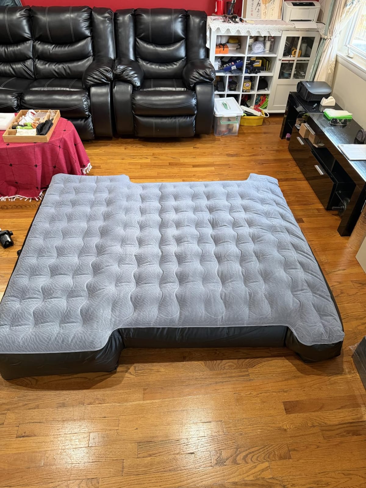 Camping Pickup Truck Bed Air Mattress Thicken Sleeping Pad | for 5.5-5.8Ft Full-Size Short Truck Beds Outdoor Camping Car Travel customer photo 2