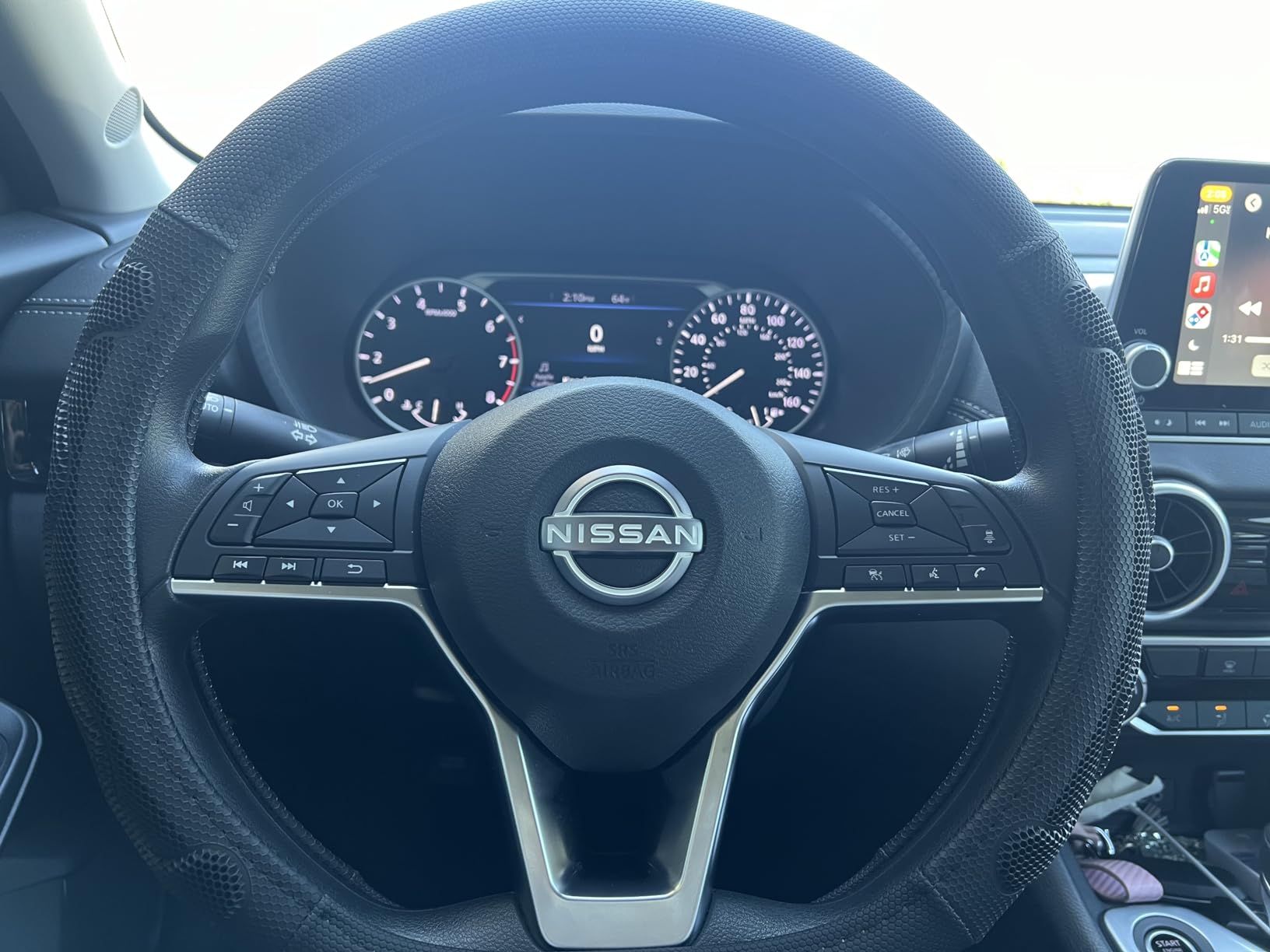 PINCTROT XL Comfy Grip Steering Wheel Cover for Semi Truck 18 Inch (Brown) customer photo 1
