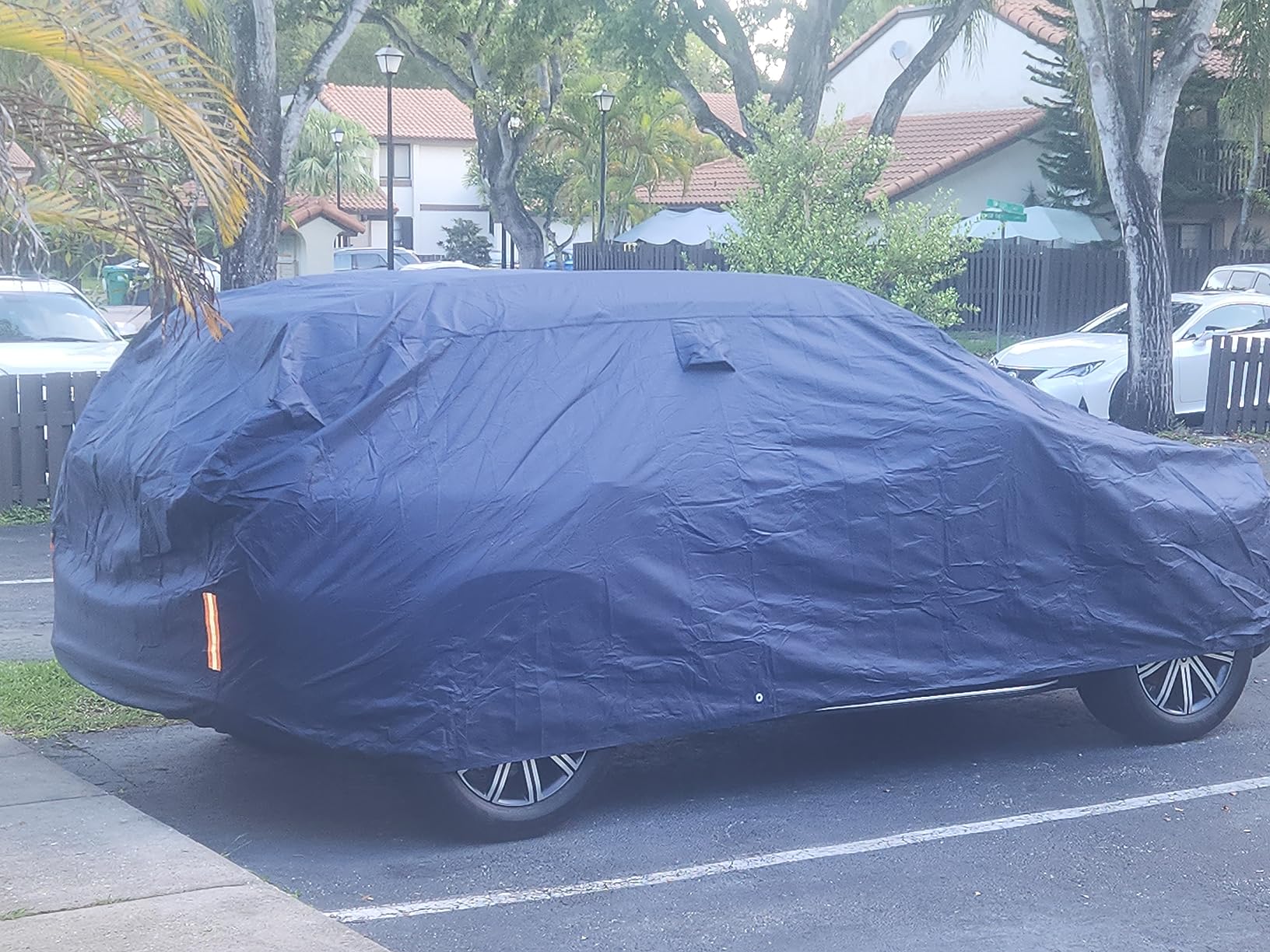 Kaugung Custom Fit Car Cover for Mazda MX-5 Miata (NA, NB, NC, ND & RF), Heavy Duty Waterproof All Weather Outdoor Protection, Breathable 2-Door Convertible Roadster Cover customer photo 2