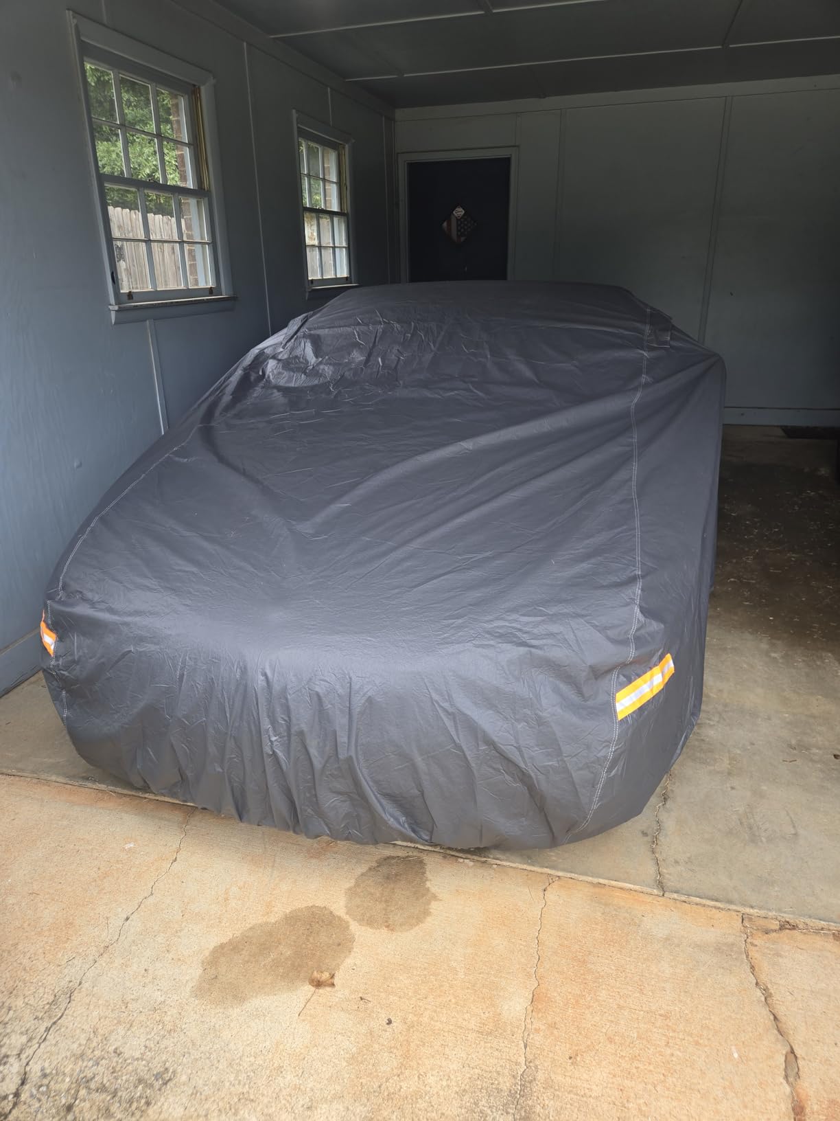 GUNHYI 16 Layers Car Cover Waterproof All Weather for Coupe Heavy Duty | Full Exterior Cover Universal Fit Ford Mustang, Chevrolet Camaro/Corvette, Kia Optima, Audi A4/A5, BMW 3 Series 325i etc. customer photo 1