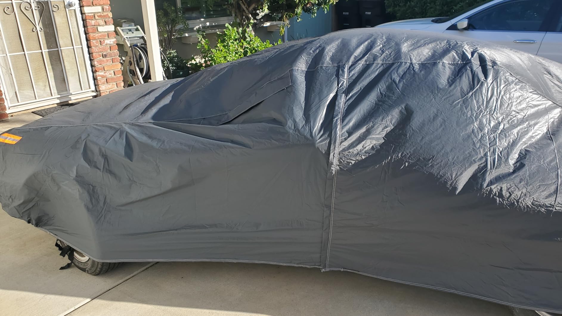 GUNHYI 16 Layers Car Cover Waterproof All Weather for Coupe Heavy Duty | Full Exterior Cover Universal Fit Ford Mustang, Chevrolet Camaro/Corvette, Kia Optima, Audi A4/A5, BMW 3 Series 325i etc. customer photo 2
