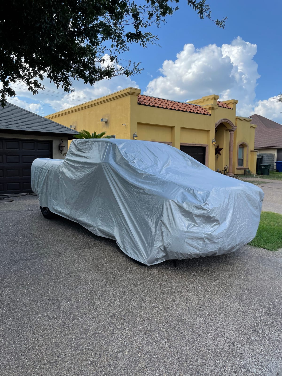 SEAZEN 7 Layers Car Cover Waterproof All Weather, Heavy Duty Car Cover for Automobiles with Zipper Full Exterior Cover Outdoor UV Snow Wind Protection, Universal Full Car Cover for Sedan Up to 200
