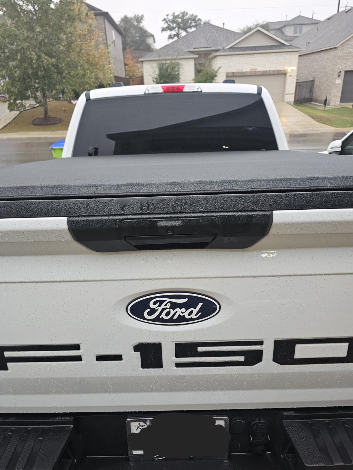 AUTOSAVER88 Soft Quad-Fold Tonneau Cover Fit for 2015-2026 Ford F-150 5.5ft customer photo 2