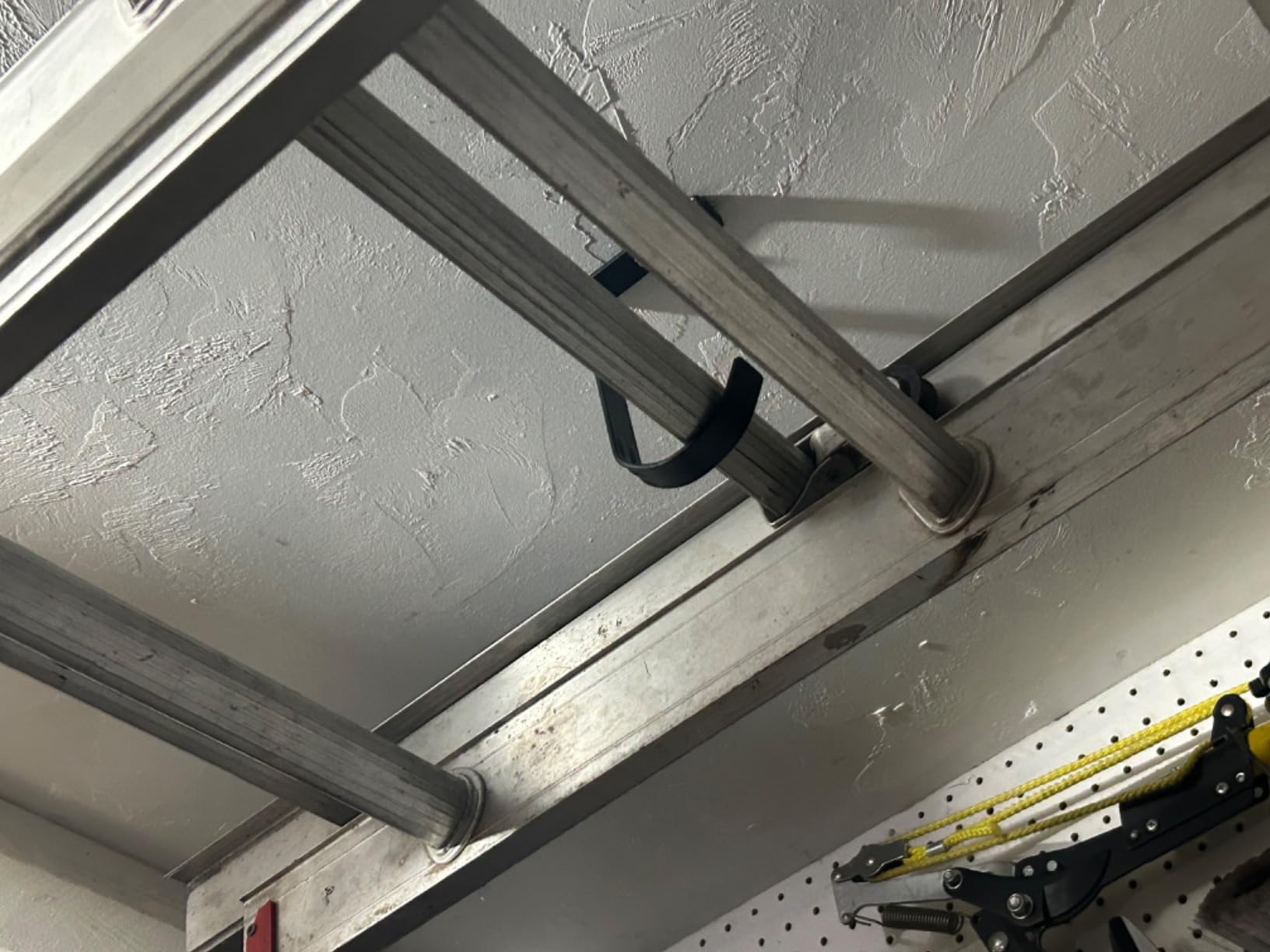 NACETURE Bike Hooks for Garage Ceiling Mount Rack - Heavy Duty Bicycle Hanging Hooks Overhead Garage Storage Rack for Ceiling Hanging Bicycle Shelves Wall Hanger customer photo 1