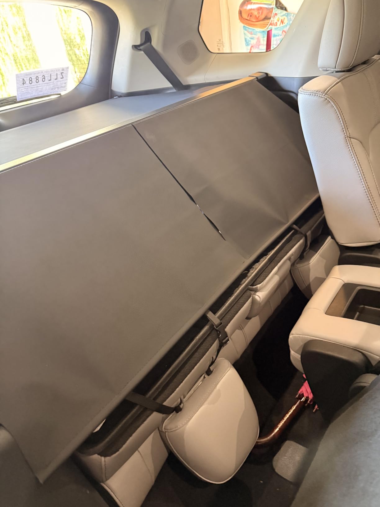 Powerty Cargo Cover for 2010-2023 Lexus GX460 GX 460 Accessories, Canvas | Retractable Trunk Cover, Anti-peeping Privacy Screen, With Extended Cover, Anti-UV Rear Security Shade customer photo 1