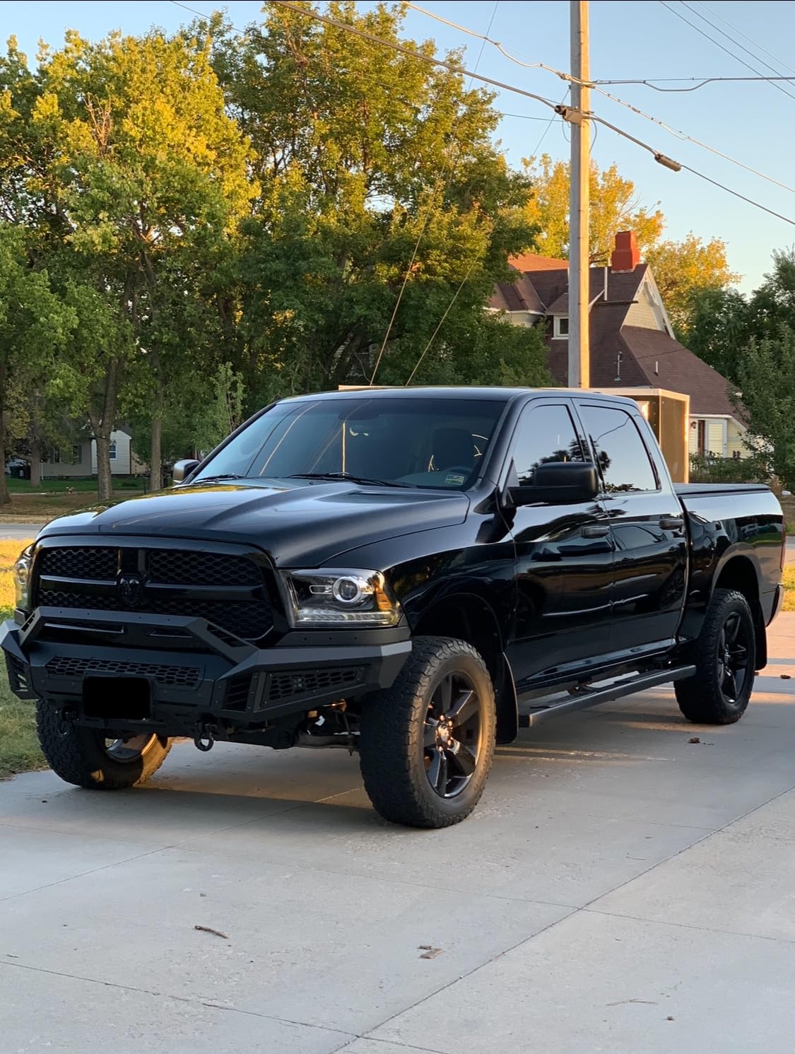 Nixon Offroad Front Bumper for 2013-2018 Dodge RAM 1500 Pickup Truck / 2019-2024 RAM 1500 Classic Heavy Duty Bumper with LED Light & Winch Plate Skid Plate customer photo 1