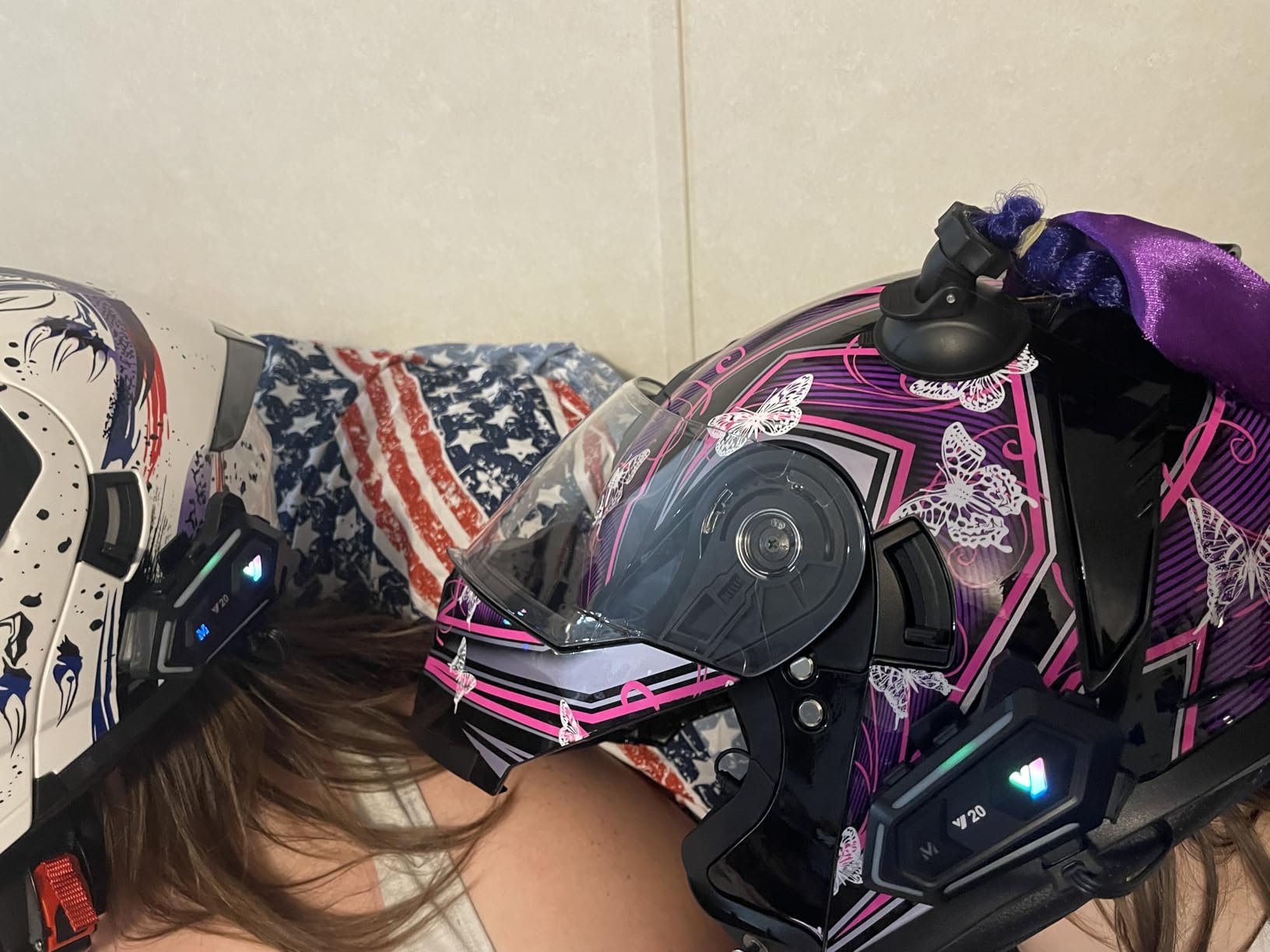 FEYA Motorcycle Helmet Speakers High Battery Life Helmet Headset customer photo 1