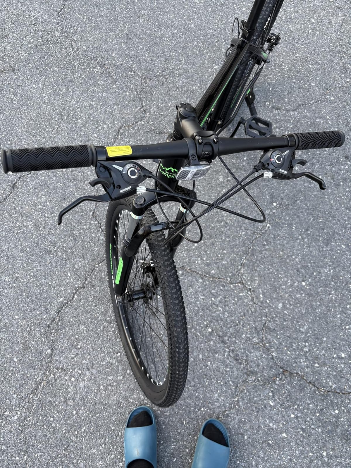 Ktaxon Mountain Bike 24/26/27.5 Inch Men & Women Mountain Bike with 21-Speed Adult Bikes, Double Disc Brake, Suspension Fork and High Carbon Steel Frame customer photo 2