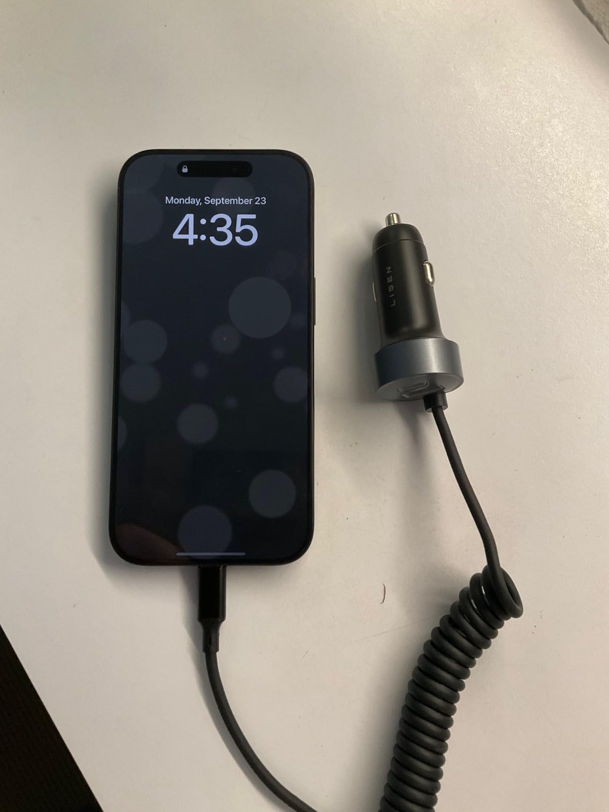 LISEN 90W for iPhone 17 16 15 Pro Max Car Charger USB C Fast Charge | Super Fast for iPhone 17e 16e Cigarette Lighter USB C Adapter for iPhone 17 Pro Max,Samsung Galaxy S26 Ultra, Car Accessories customer photo 1
