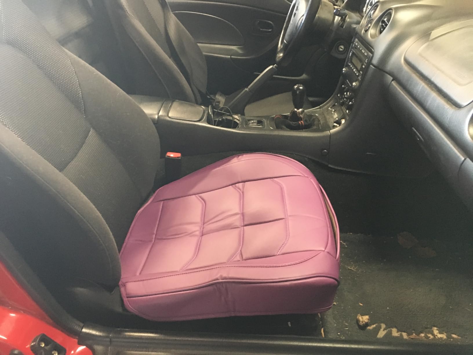 BOPUOVRE Car Seat Cover for Luxury & Comfort PU Leather | Anti Slip Full Wrap Protection Storage Pocket Bottom Cushion Universal Fit 95% Vehicles Black 1 Piece customer photo 2