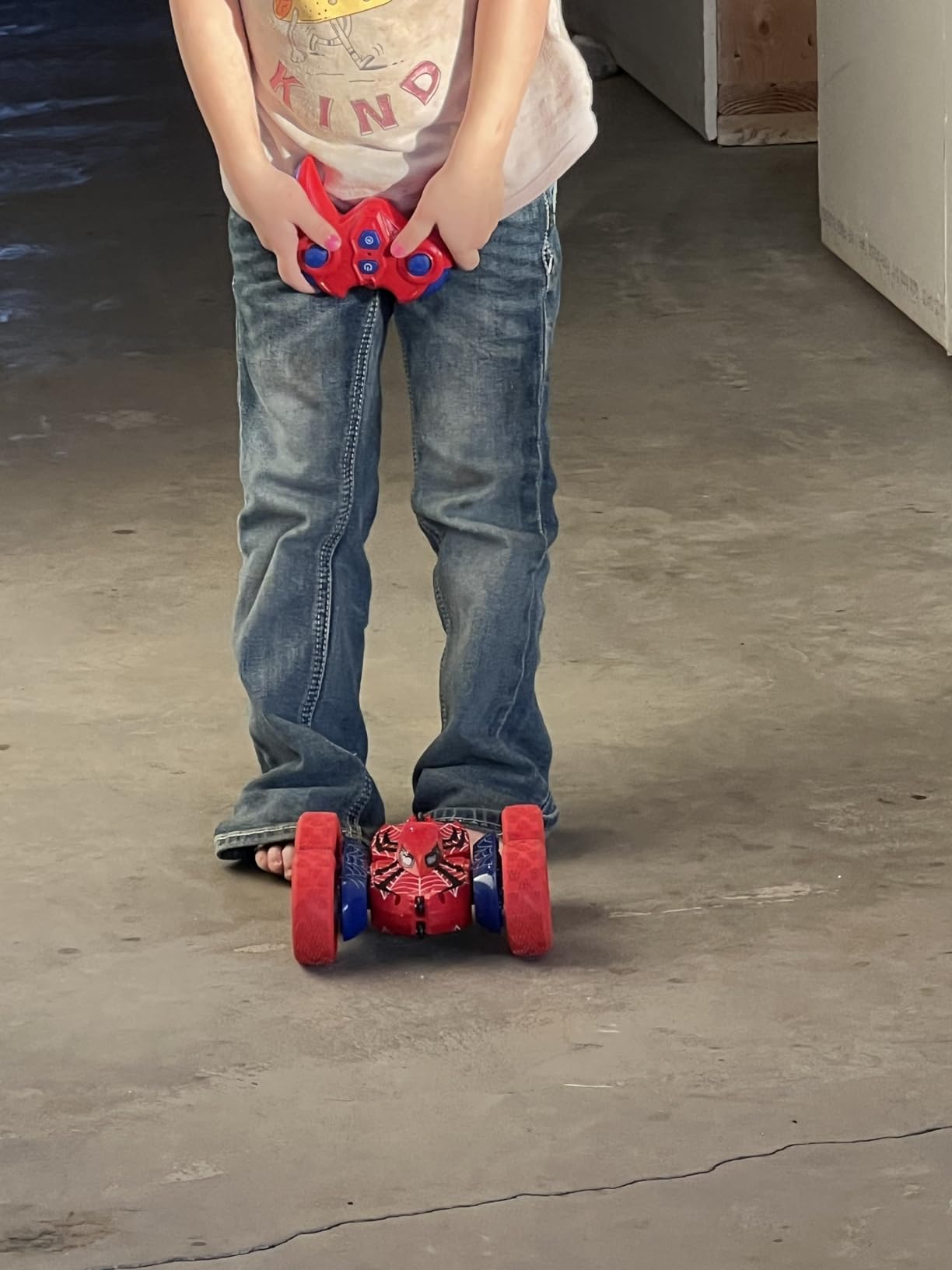 Excitobo Remote Control Car, RC Cars Boys Toys for 3 4 5 6 7 8 9 10 11 12 Year Old Boy Double Sided 360°Flip 4WD Rechargeable Drift RC Race Car Birthday Gifts Easter Basket Stuffers for Kids Age 3-12 customer photo 2