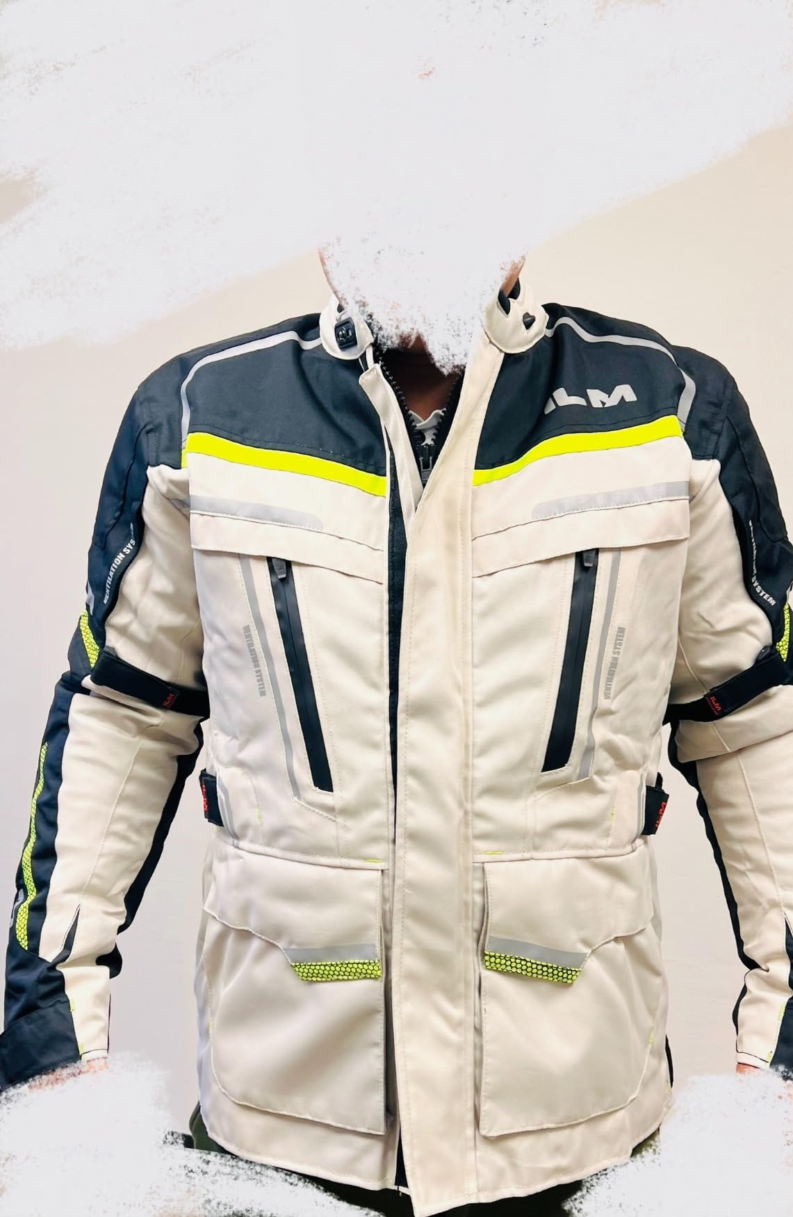 ILM Adventure Motorcycle Jacket CE Armored & Detachable Thermal Liner JRL3 | 600D Oxford, Waterproof, CE Armor (Shoulder/Elbow/Back), Removable Thermal Liner, Chest/Back/Shoulder Vents, Multi-Pockets customer photo 1